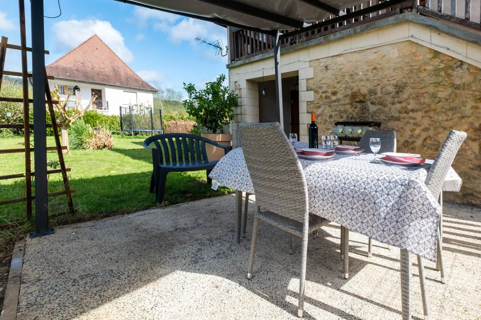 Le Gîte de la Croix d'Orebus-Terrasbalkon