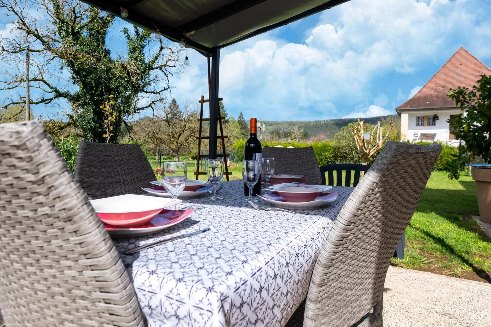 Le Gîte de la Croix d'Orebus-Terrasbalkon