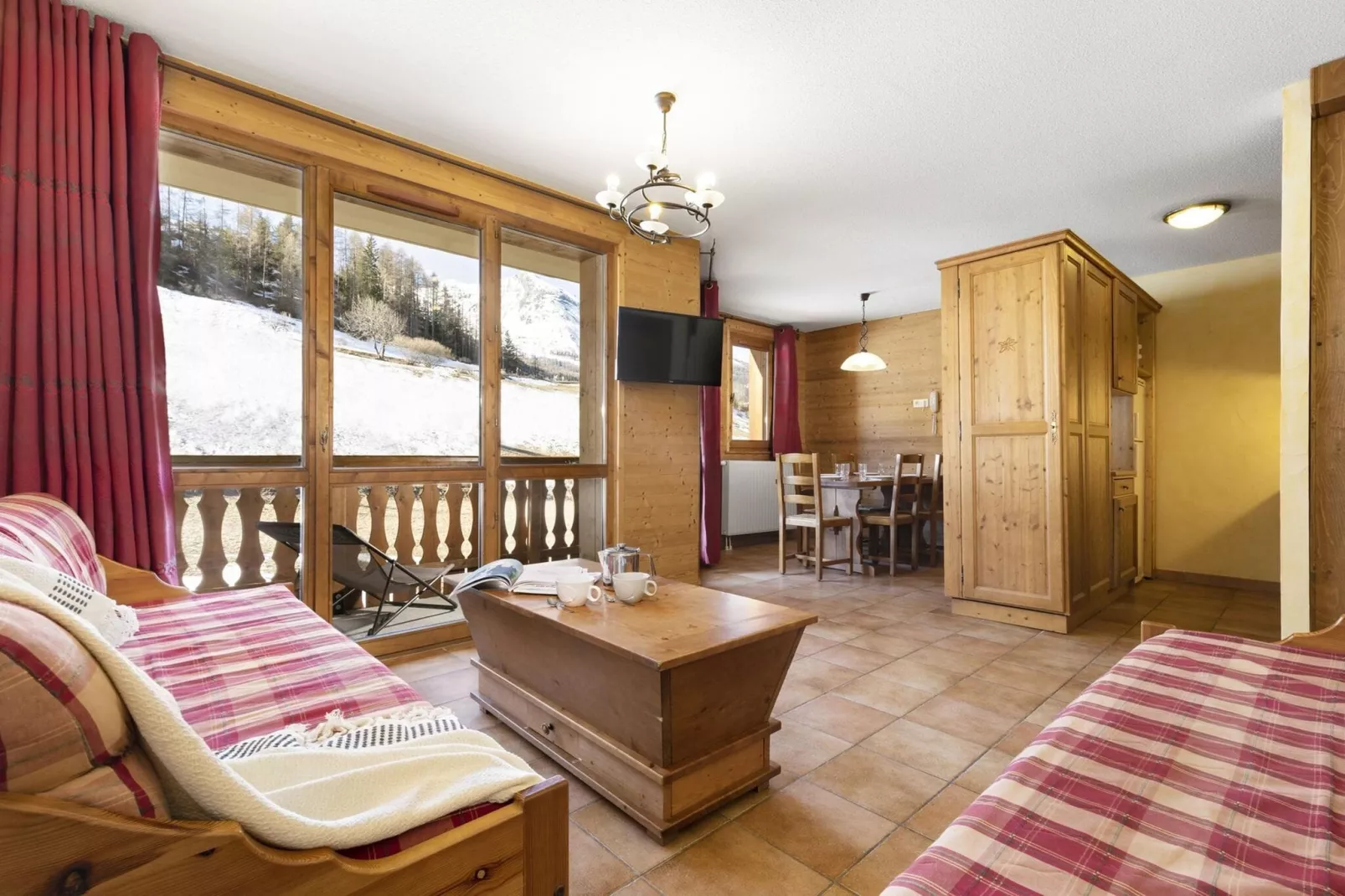 Les Balcons de Val Cenis Village 2-Woonkamer