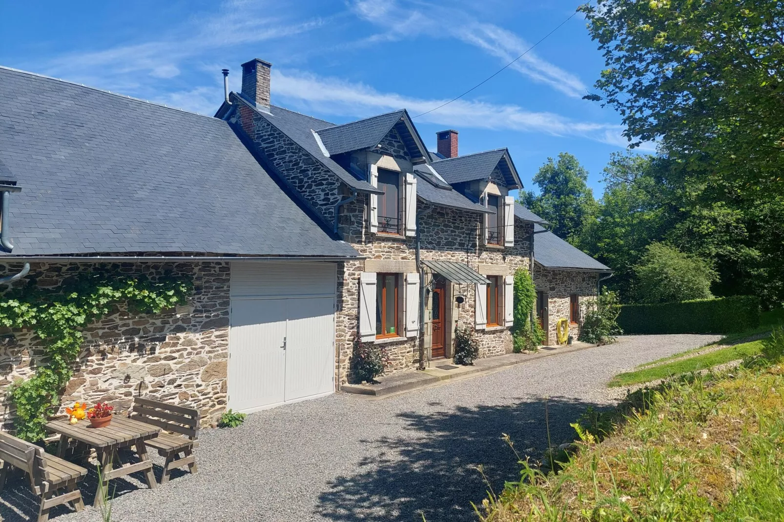 Maison de vacances Sussac-Buitenkant zomer