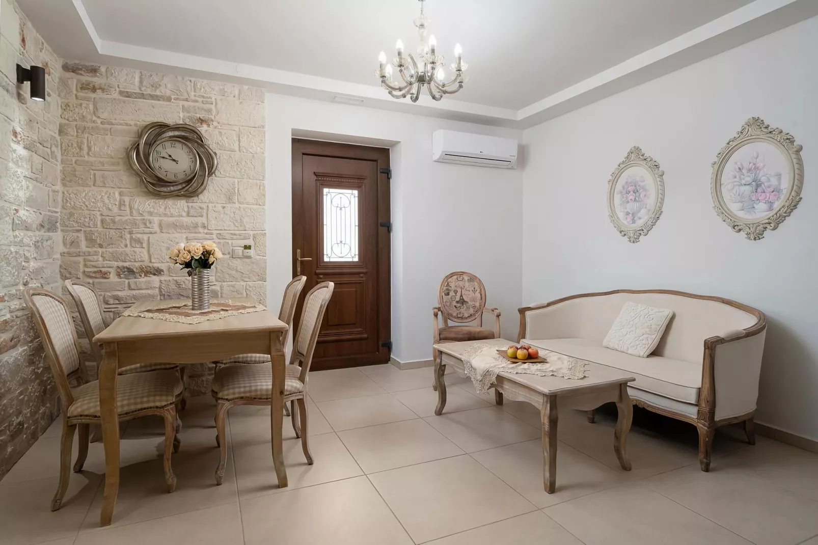 Orelia Cretan Apartment I-Woonkamer