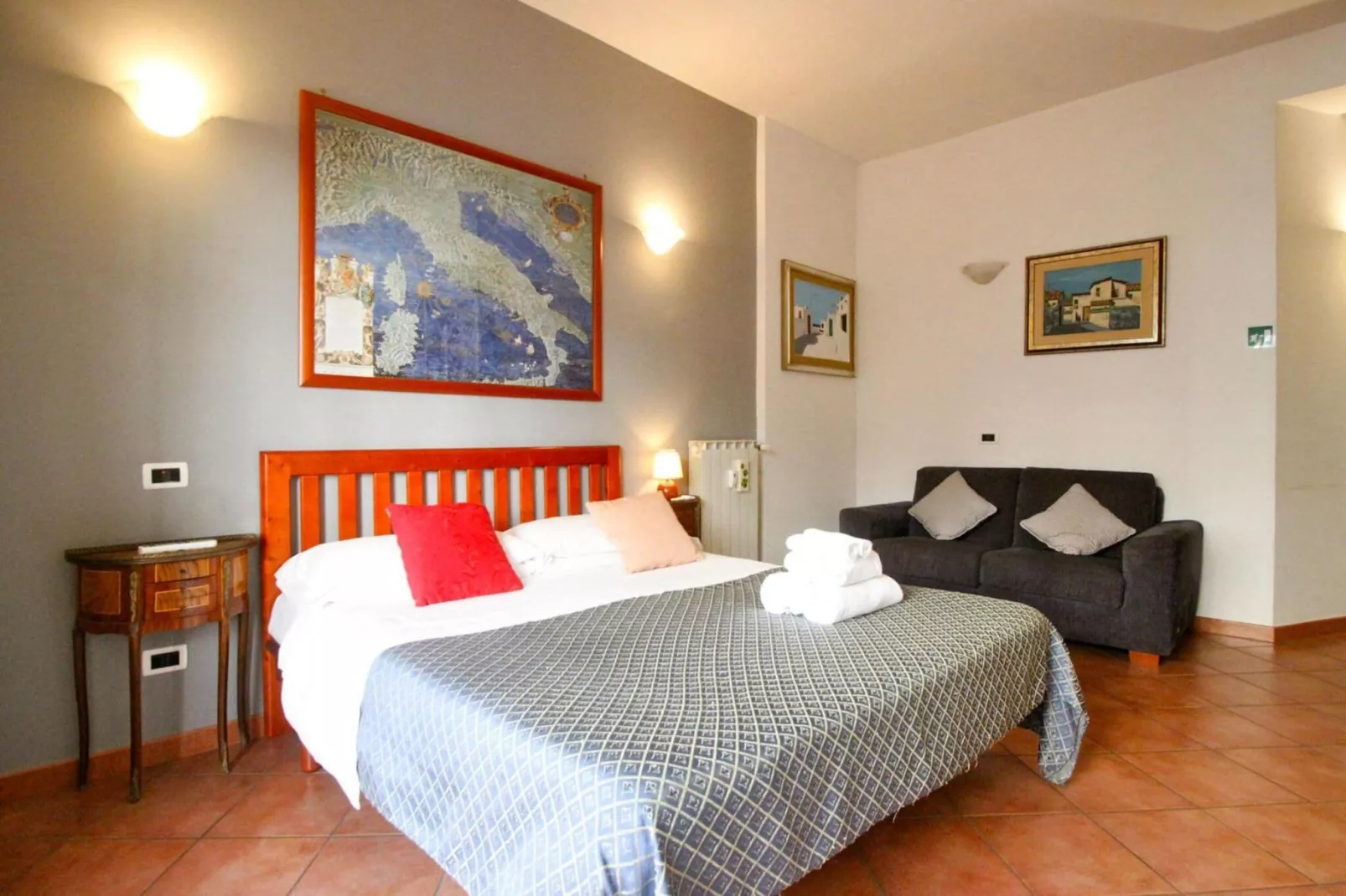 Holiday flat, Rom-Apartment Re di Roma-Slaapkamer