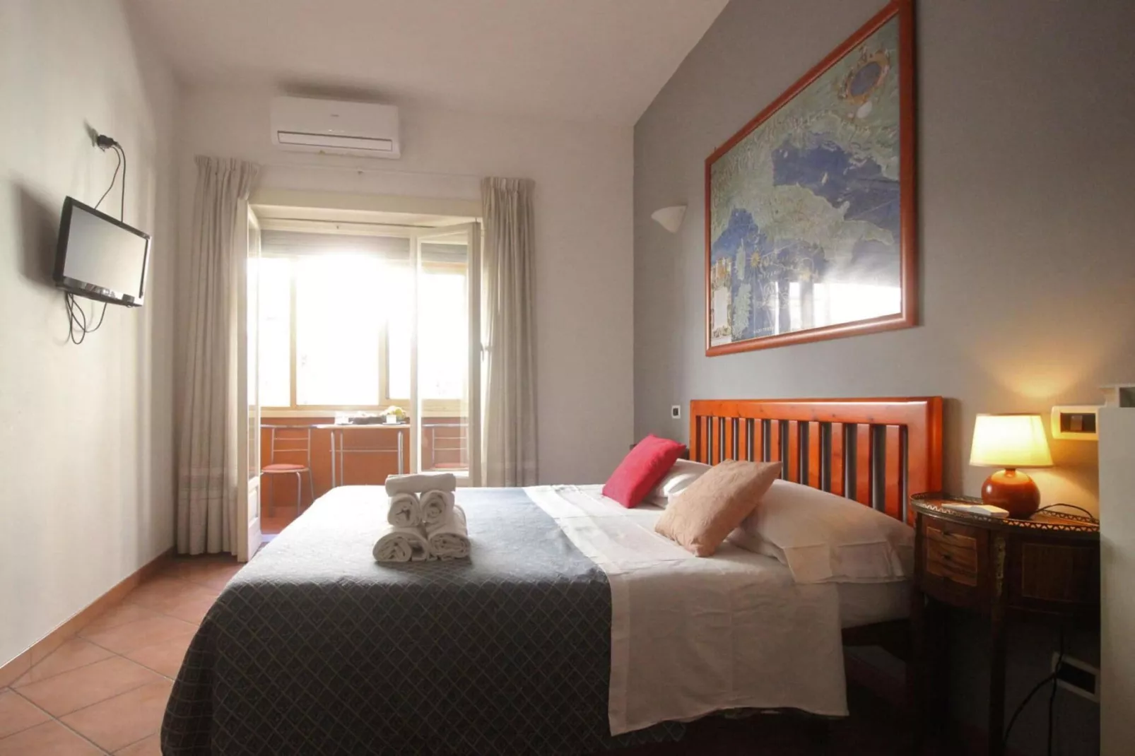 Holiday flat, Rom-Apartment Re di Roma-Slaapkamer