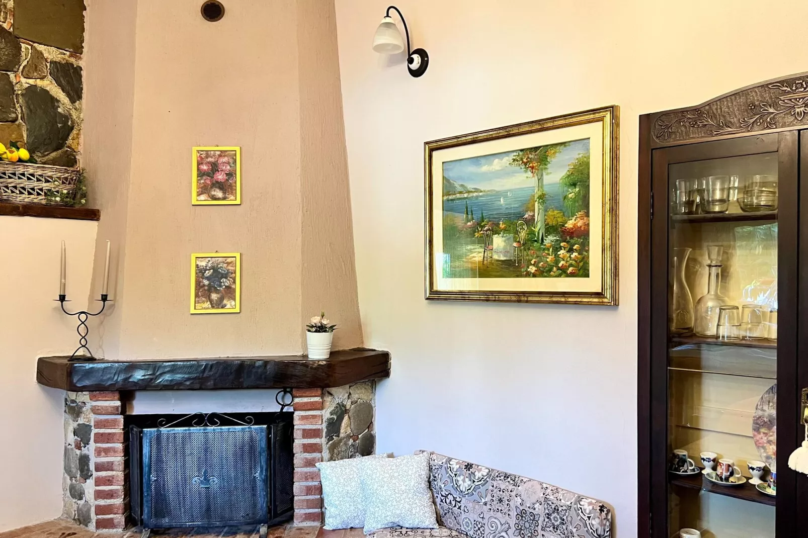 Holiday home, Francavilla di Sicilia-Villa Elios-Woonkamer