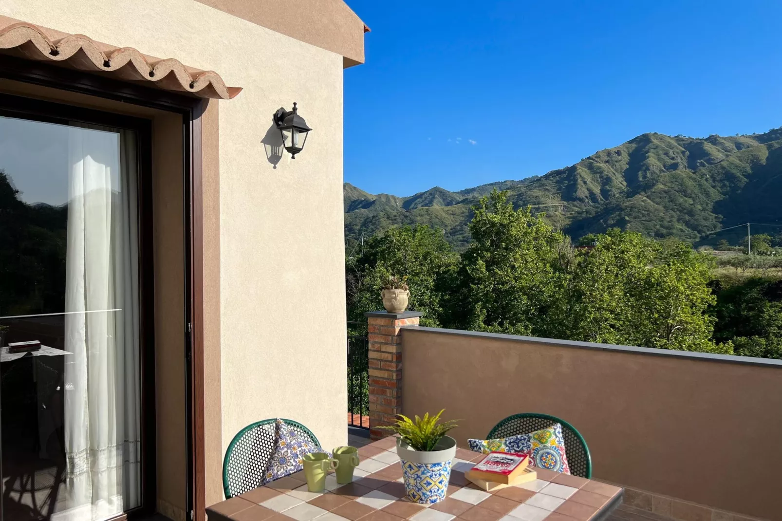 Holiday home, Francavilla di Sicilia-Villa Elios-Terrasbalkon