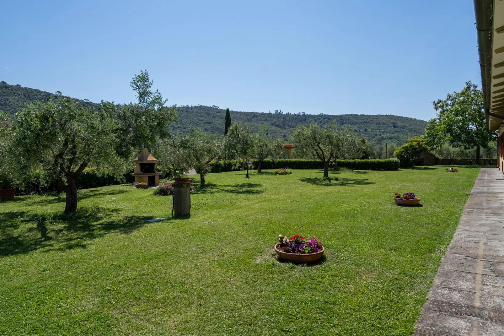 Fattoria Terontola-Uitzicht zomer