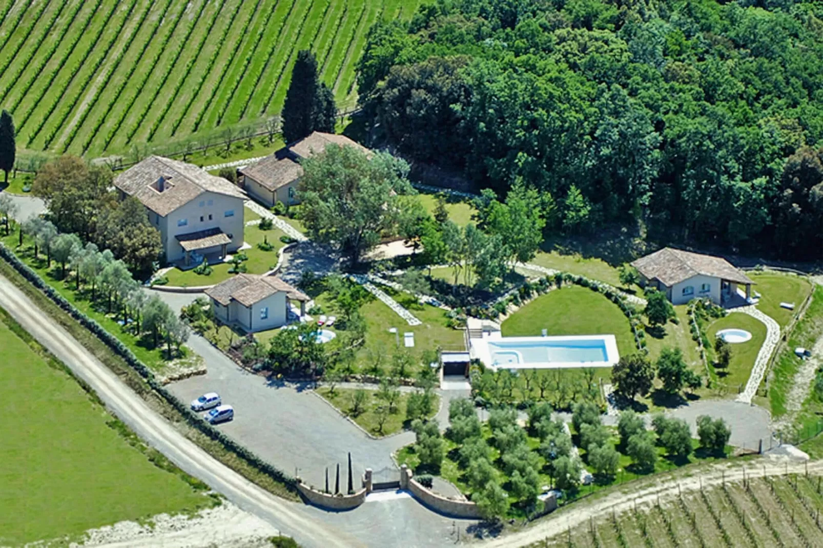 Ferienanlage Borgo della Meliana Gambassi Terme Typ Bilo-Gebieden zomer 1km