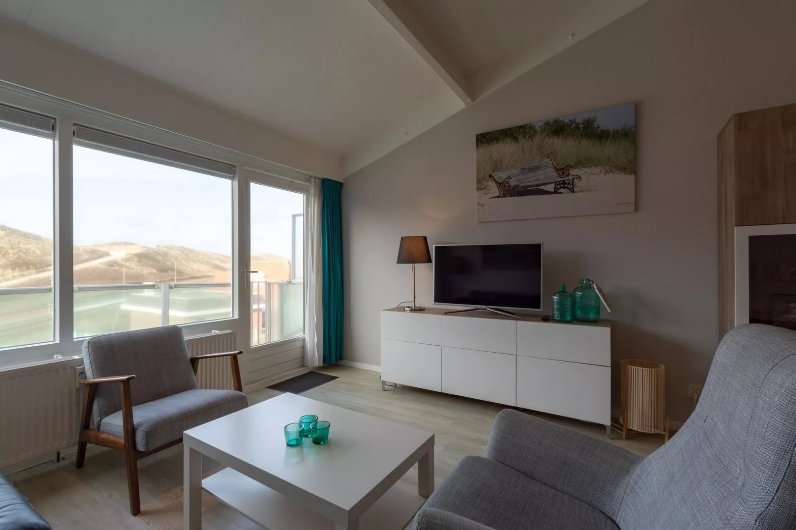 Beach Appartement 35-Woonkamer