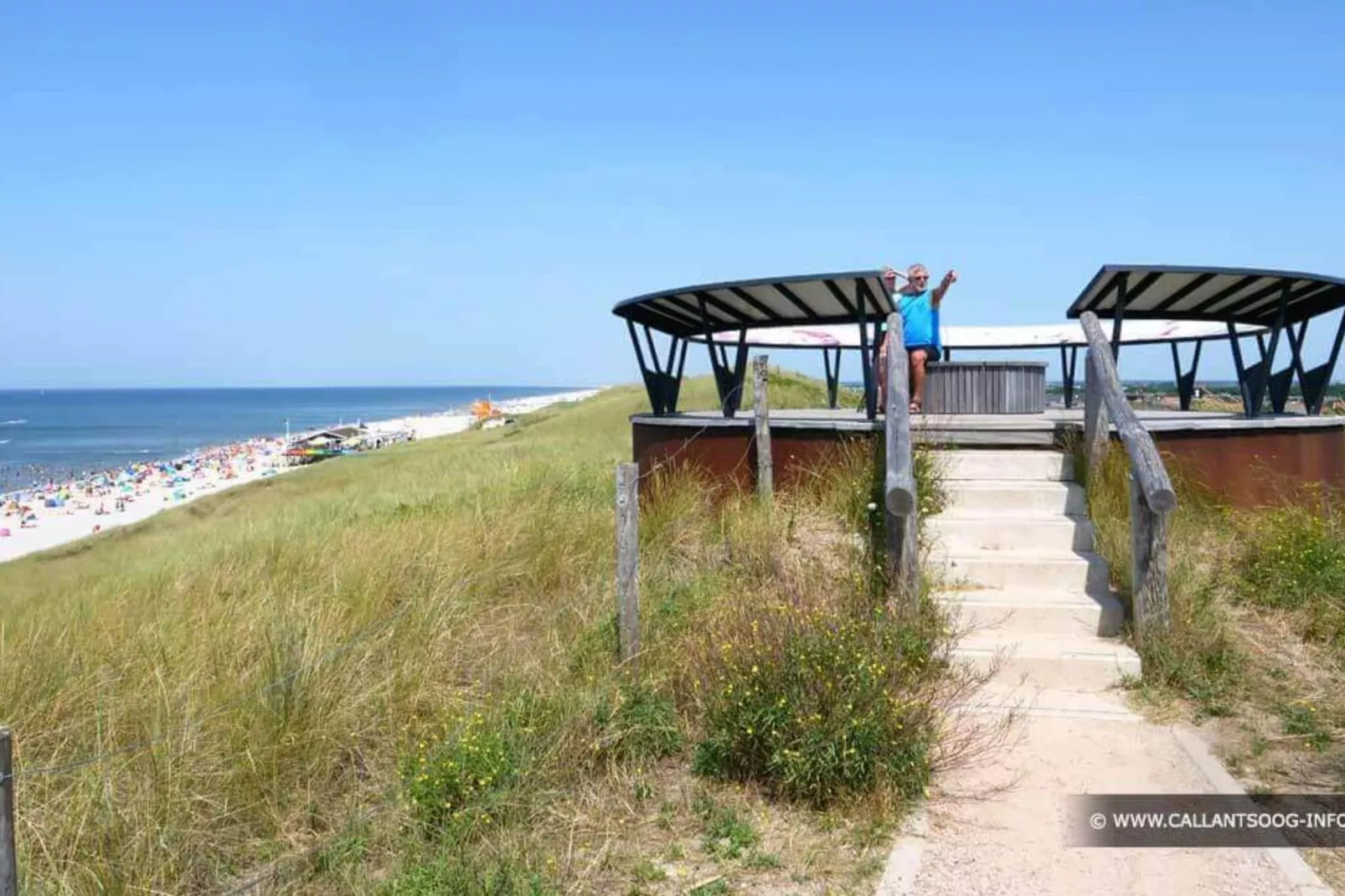 Beach Lodge-Gebieden zomer 5km