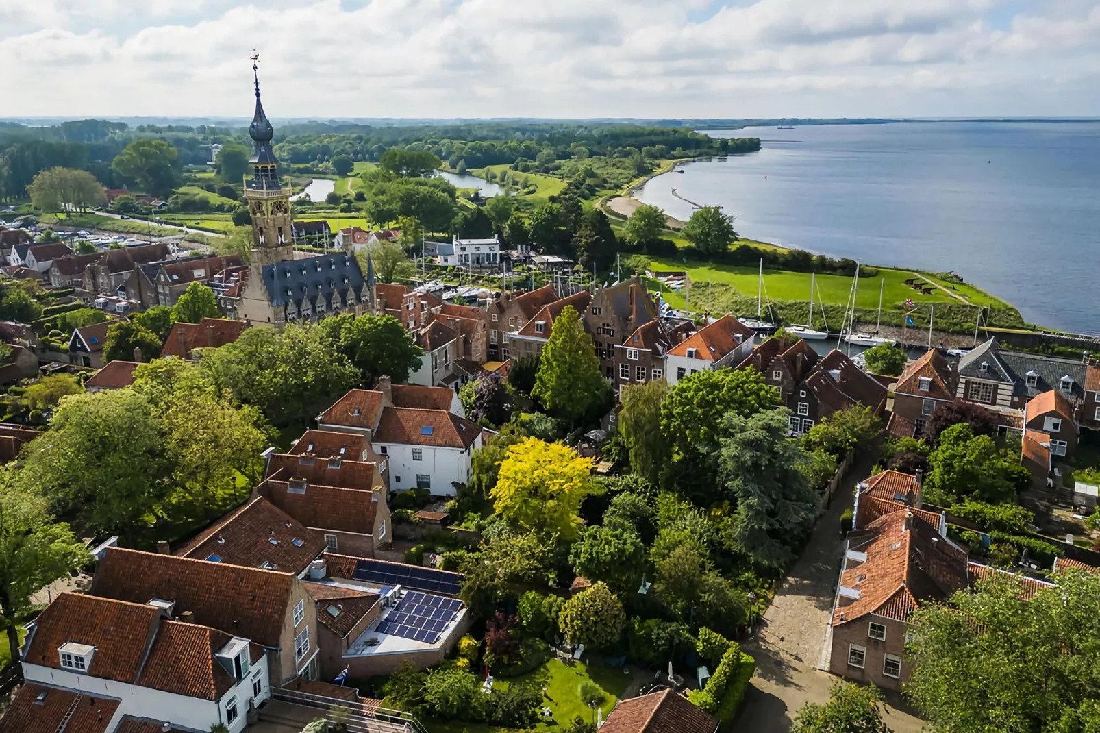 Vissershuisje Veere-Gebieden zomer 1km