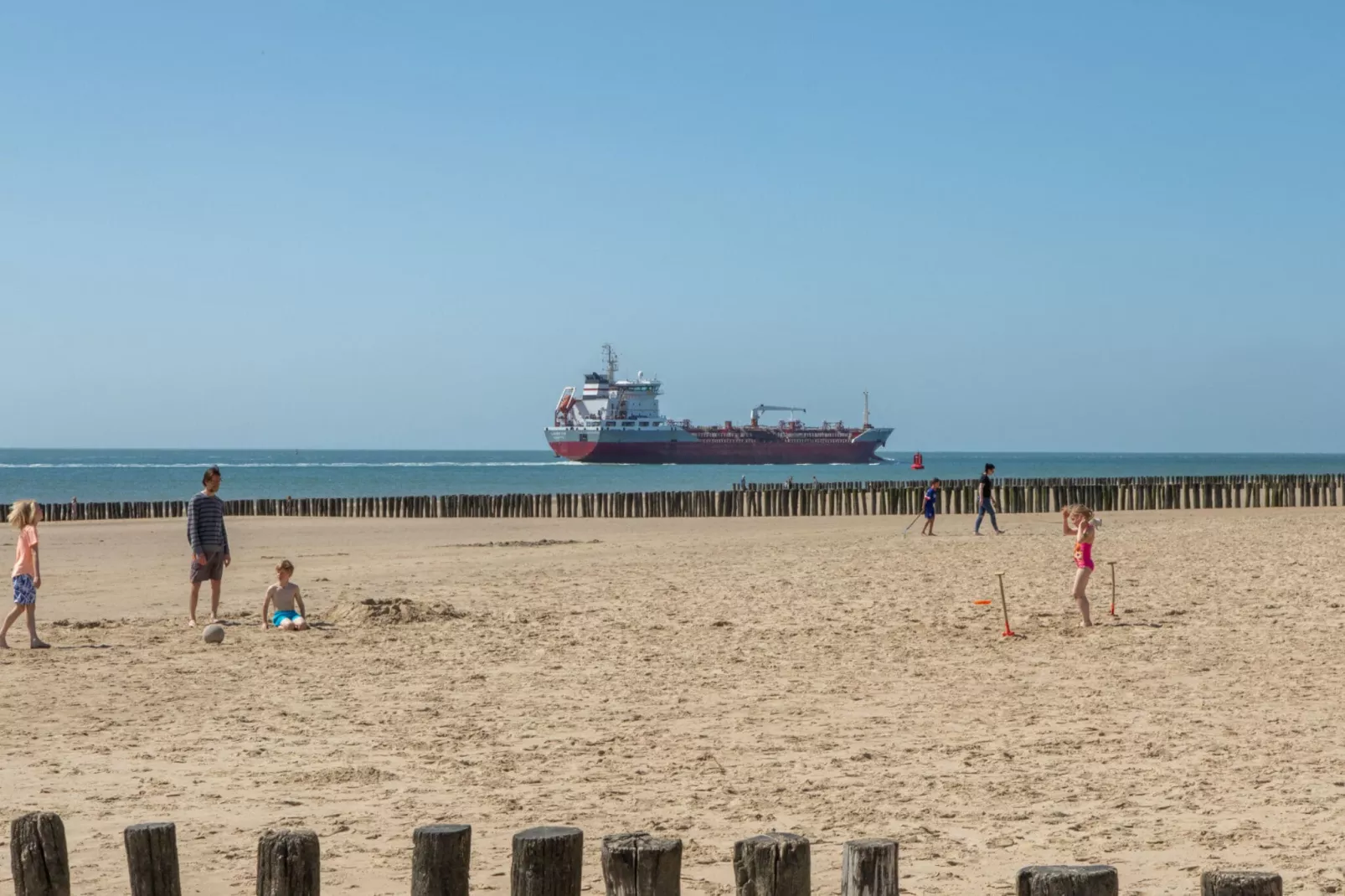 Strand Dishoek 345/346-Gebieden zomer 1km