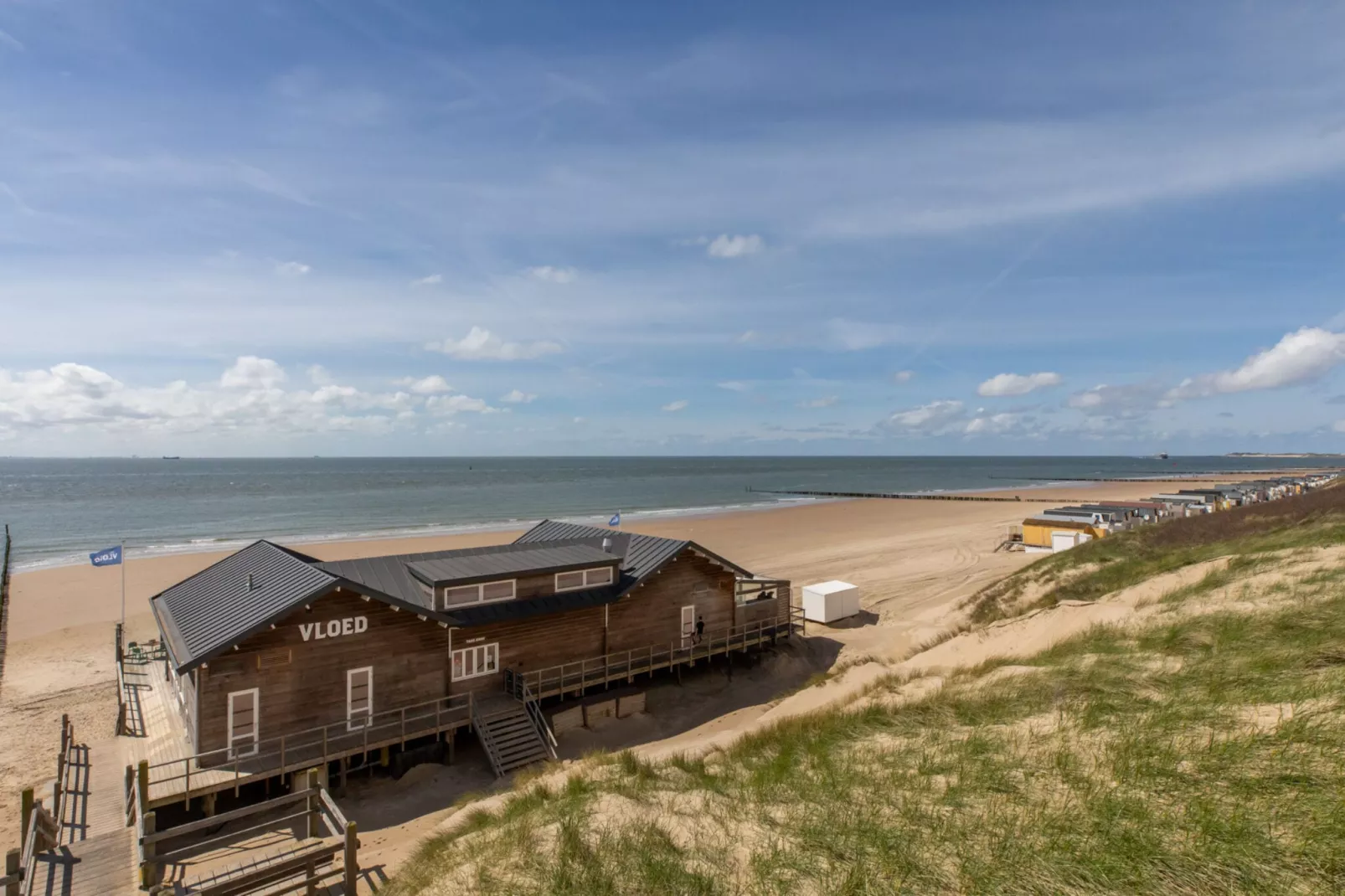 Strand Dishoek 345/346-Gebieden zomer 1km