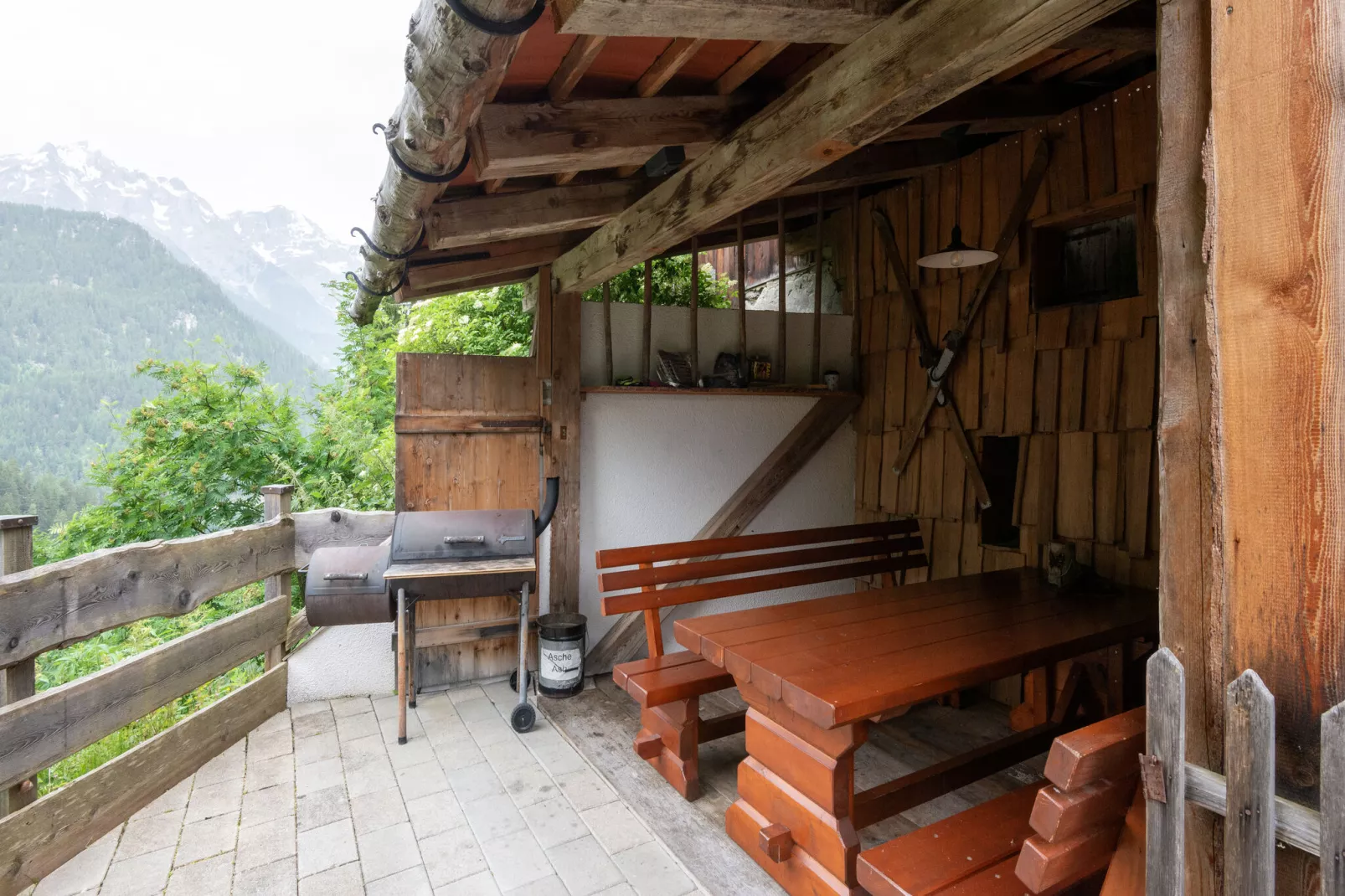 Bergappartement Schernthaner Tobadill-Terrasbalkon