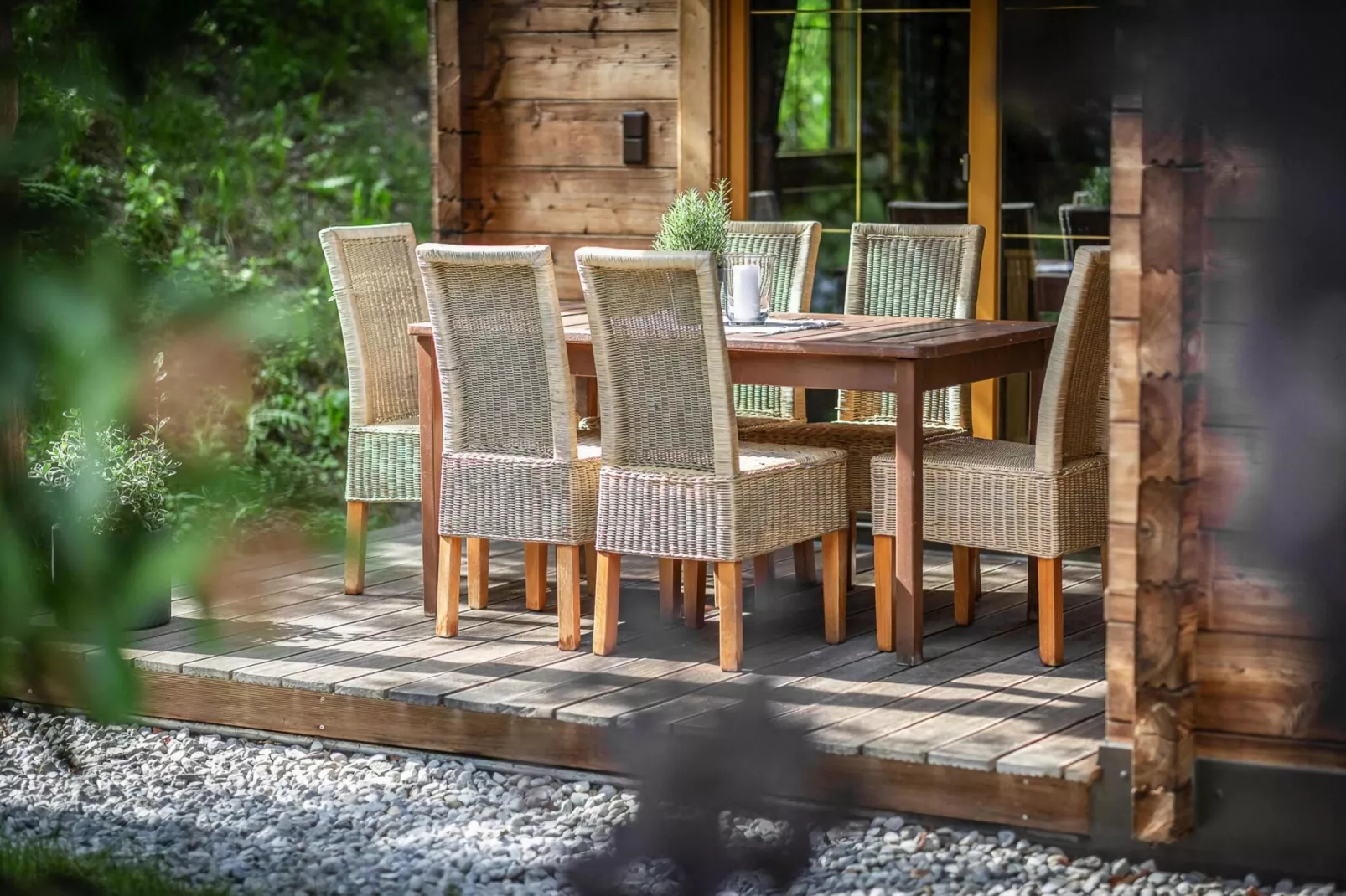 Chalets Almdorf Zillertal Fügen-Haus 4 Personen-Terrasbalkon