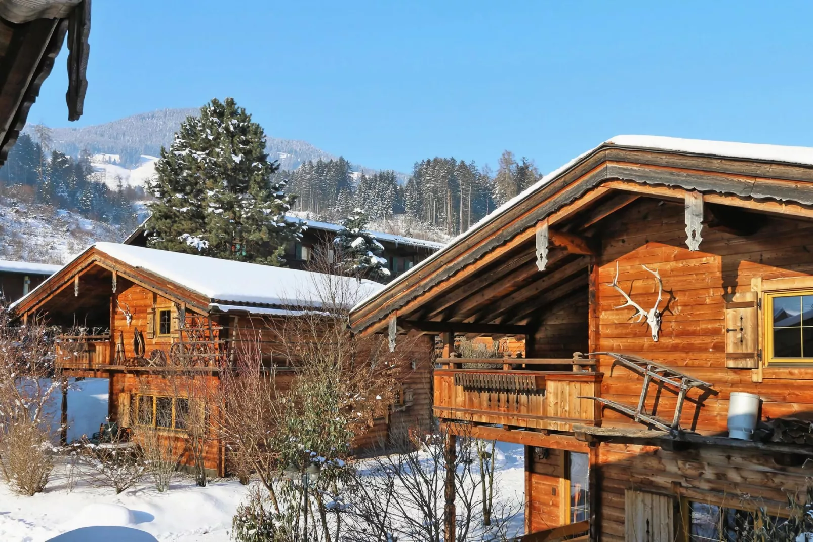 Chalets Almdorf Zillertal Fügen-Haus 4 Personen-Exterieur winter