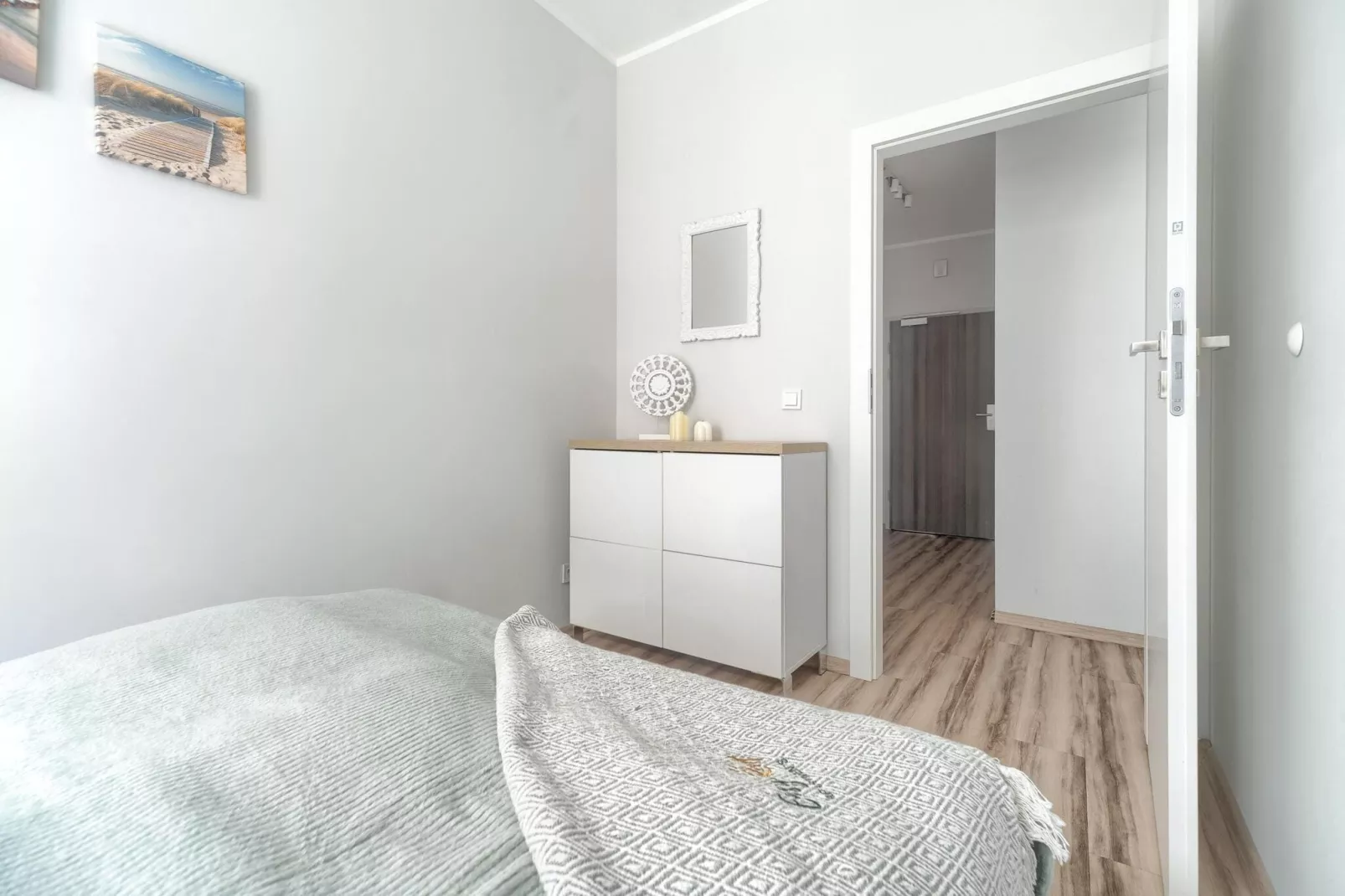 Apartament 4-osobowy Grunwaldzka 12A-13 Pobierowo-Slaapkamer