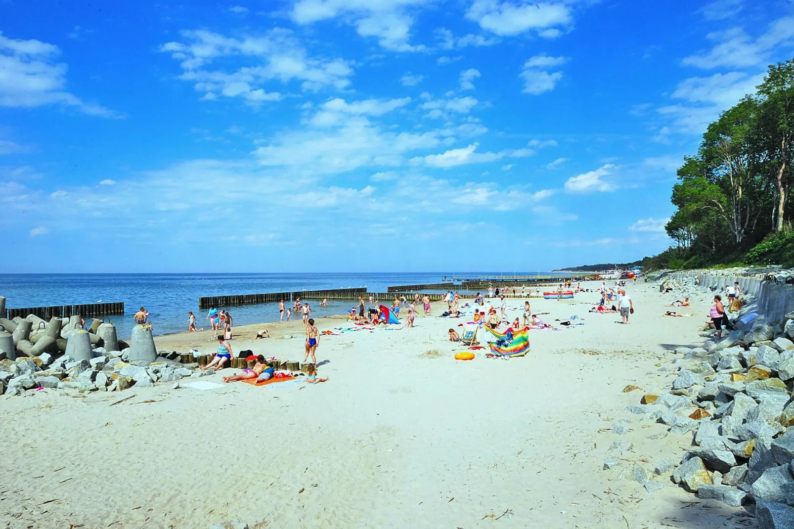 Domki wakacyjne przy stawie LAWENDOWO Jarosławiec-Gebieden zomer 5km