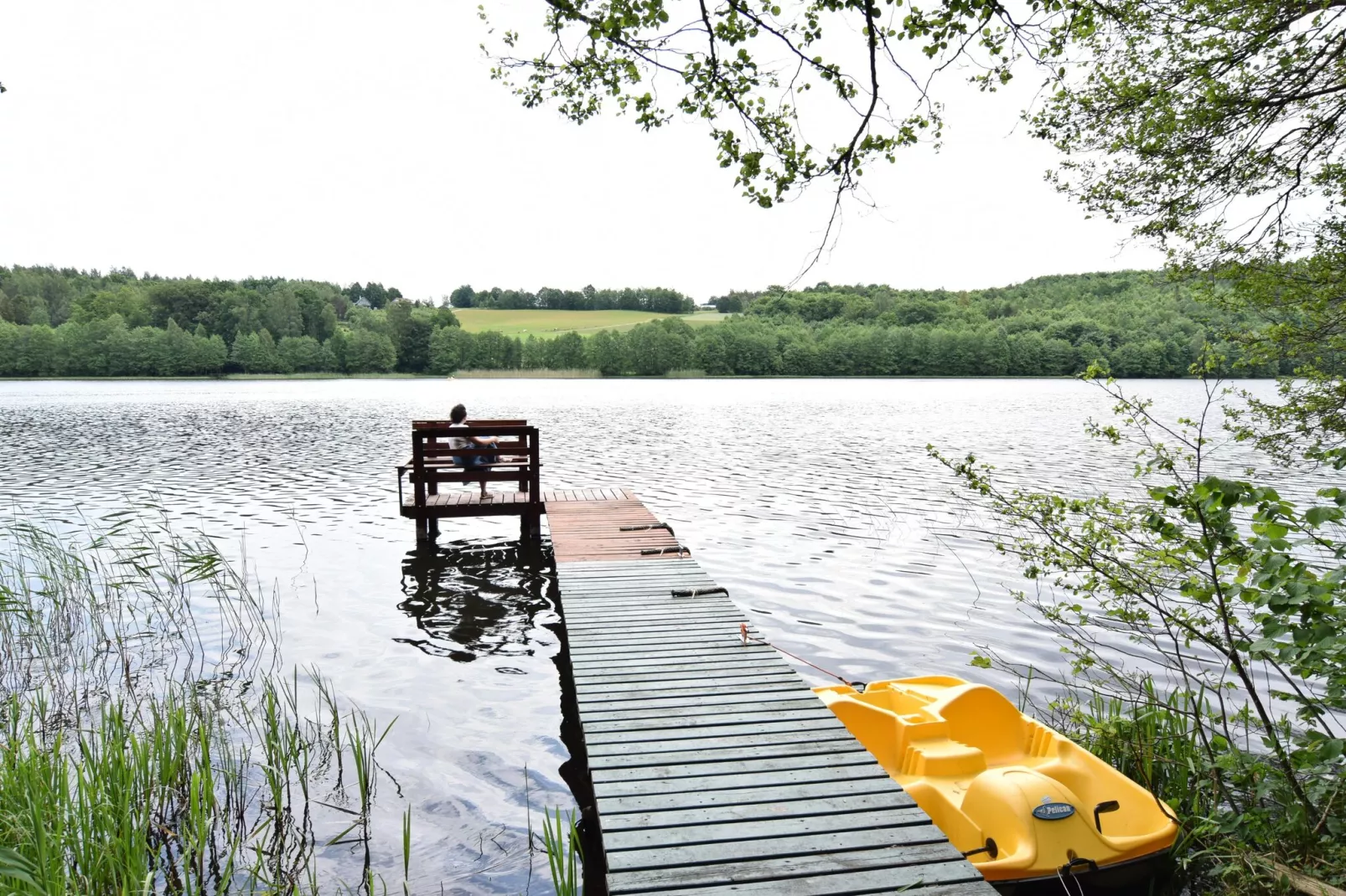 Holiday Home with whirlpool at the lake in Zakowo-Faciliteiten