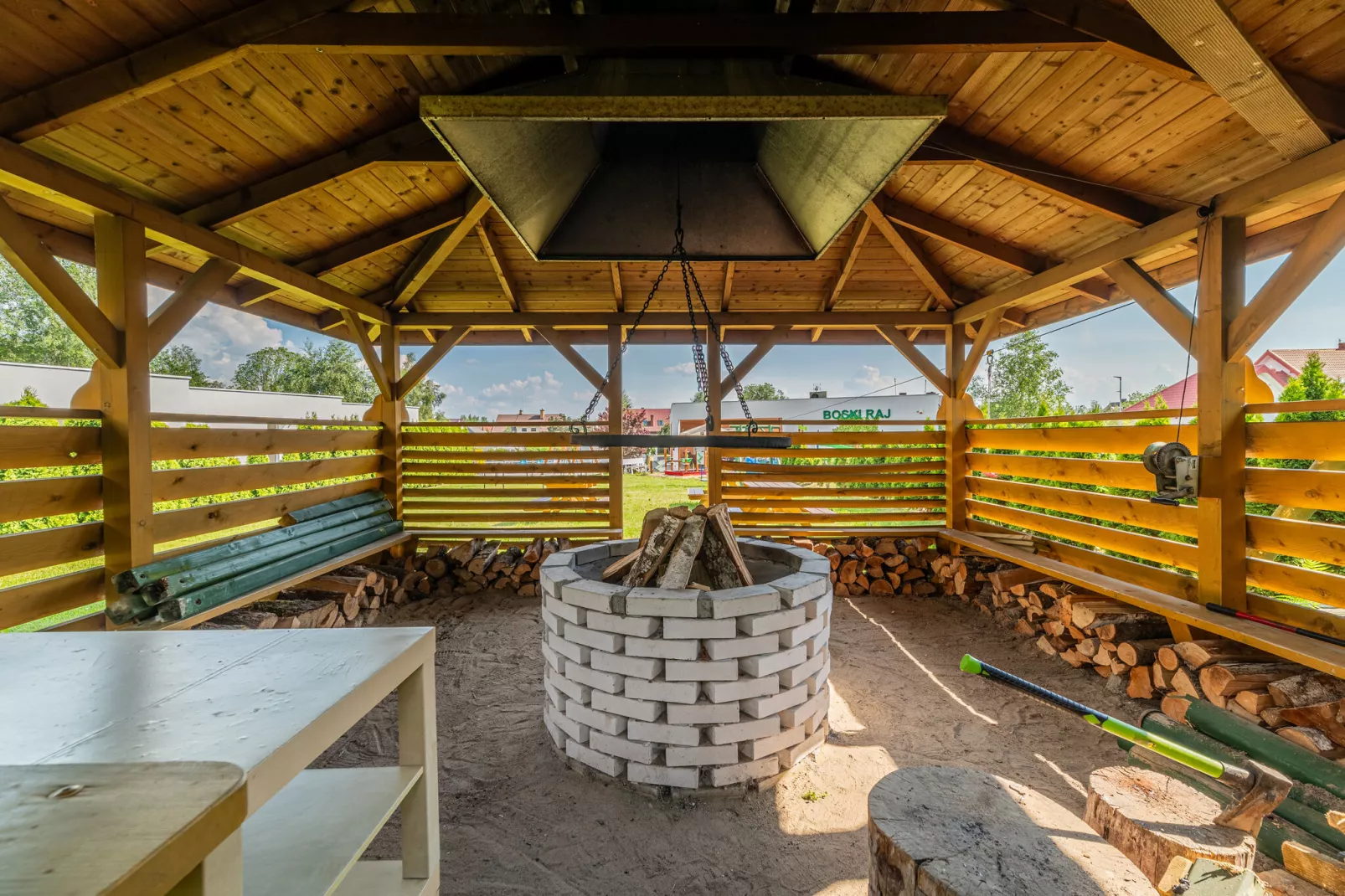 Boski Raj domki letniskowe Sianożąty-Parkfaciliteiten