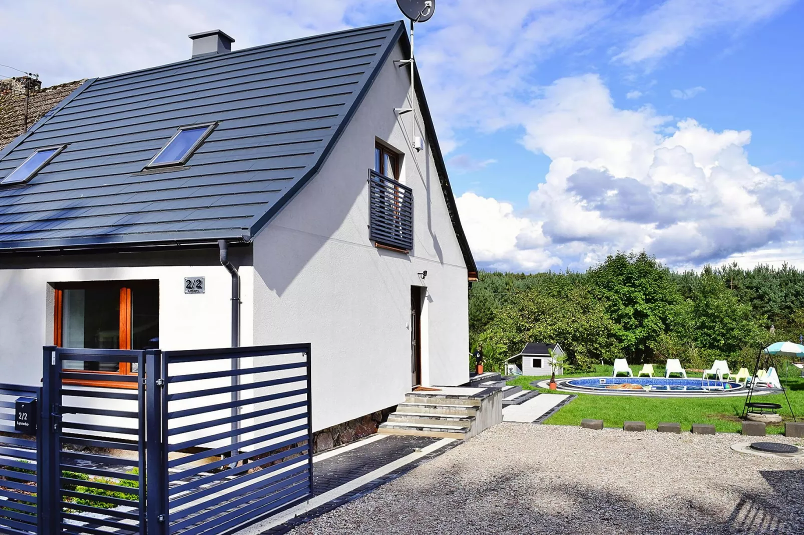 Holiday home Choczewo-Buitenkant zomer