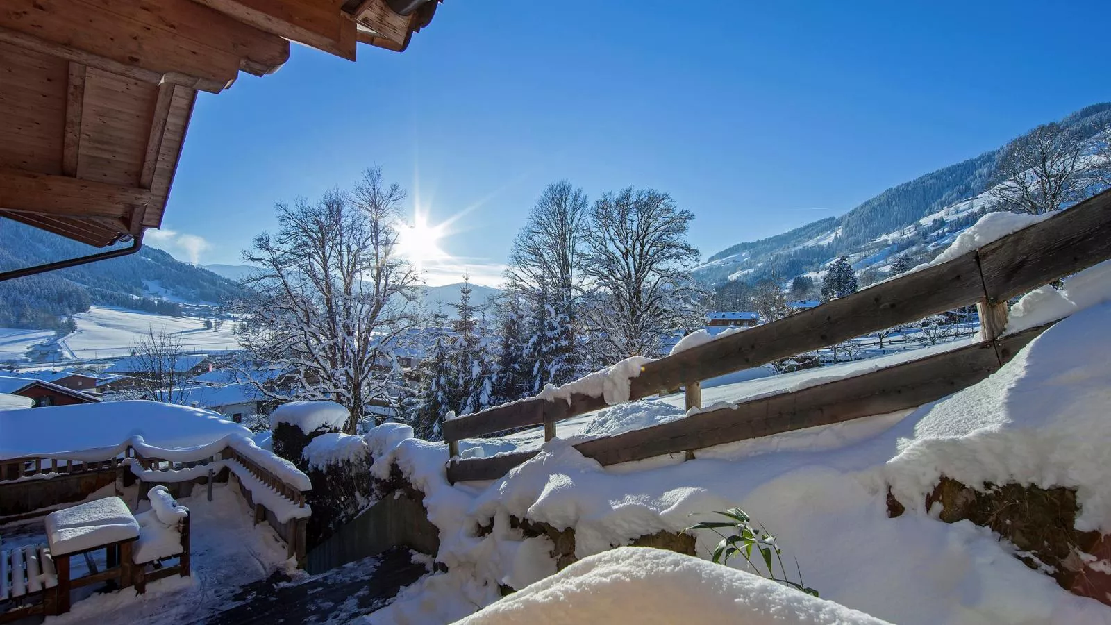 In Skiliftnähe-Uitzicht winter