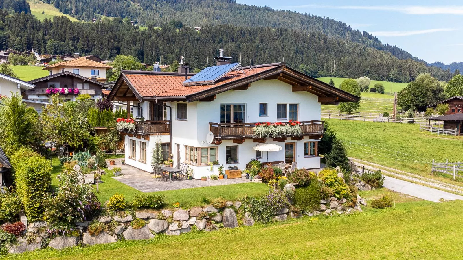 Blick ins Brixental-Buitenkant zomer