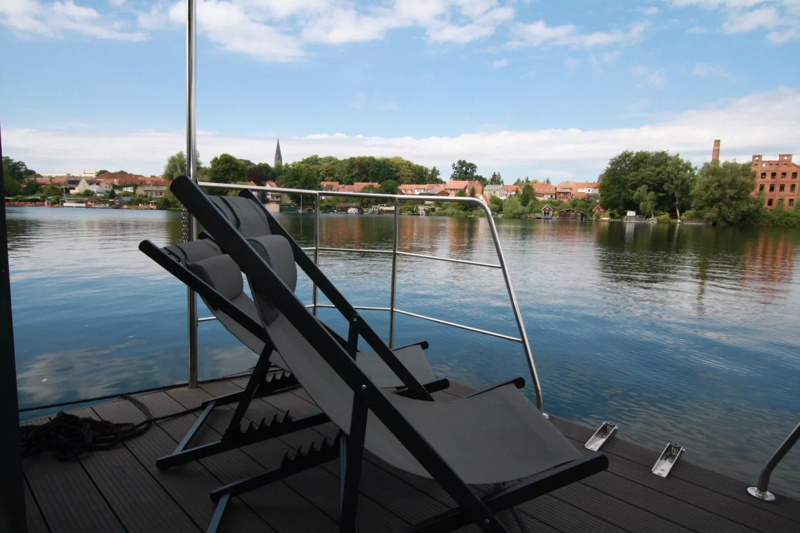 Hausboot Friedrich-Terrasbalkon