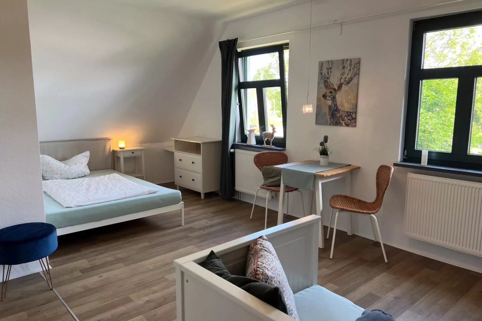 Ferienwohnung Vilm-Woonkamer