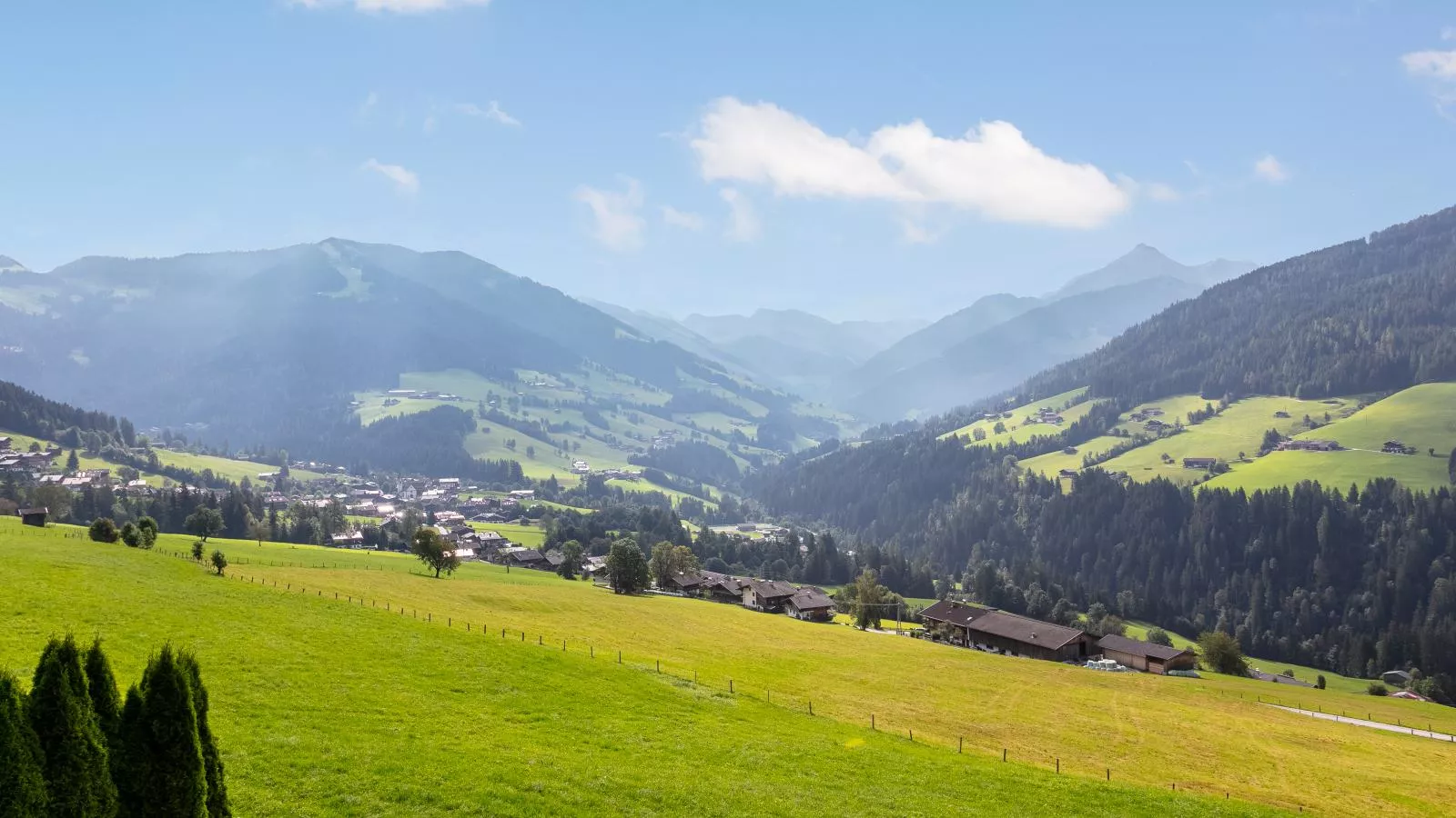 Haus Fernwald Top Jill-Uitzicht zomer