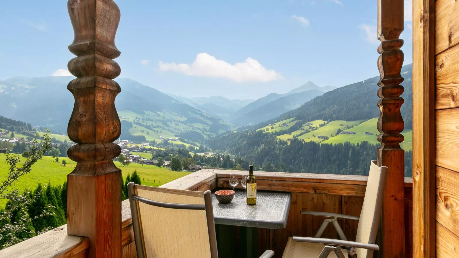 Haus Fernwald Top Jill und Rens-Terrasbalkon