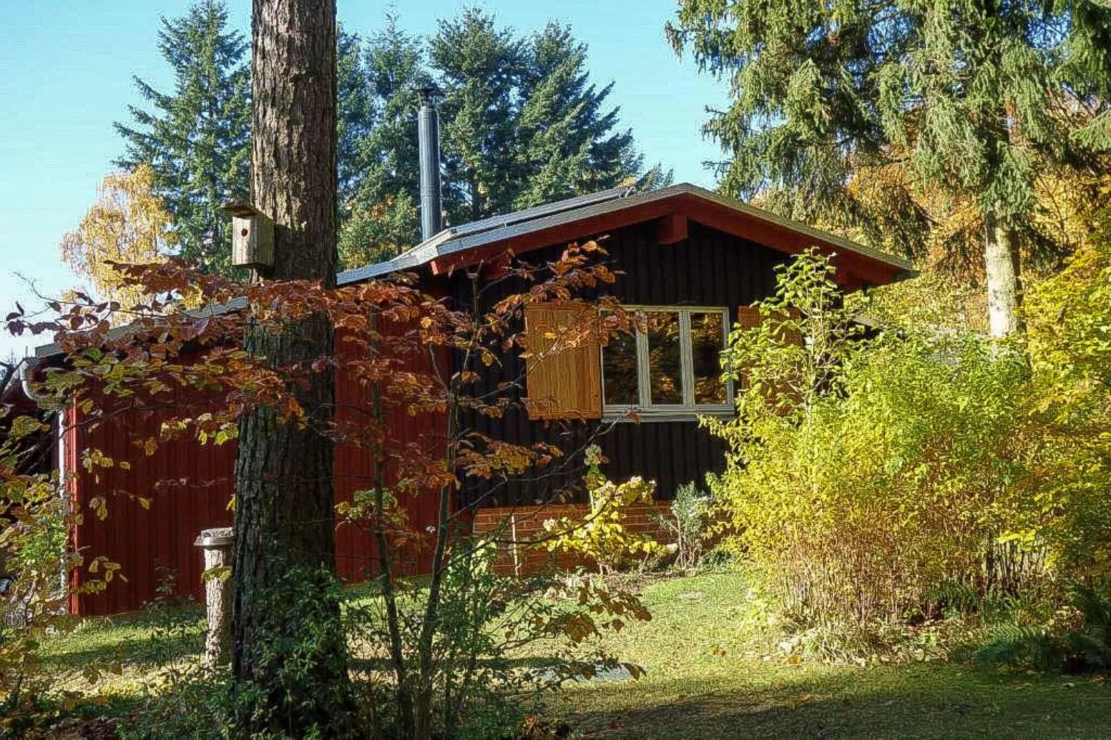 Waldhaus Harz-Buitenkant zomer