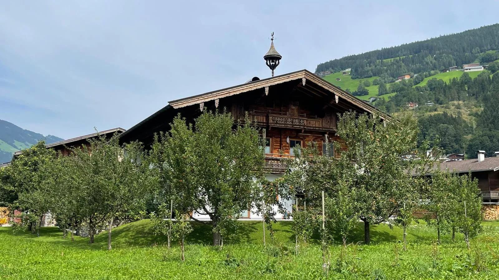 Blick zum Mayrhofen-Buitenkant zomer