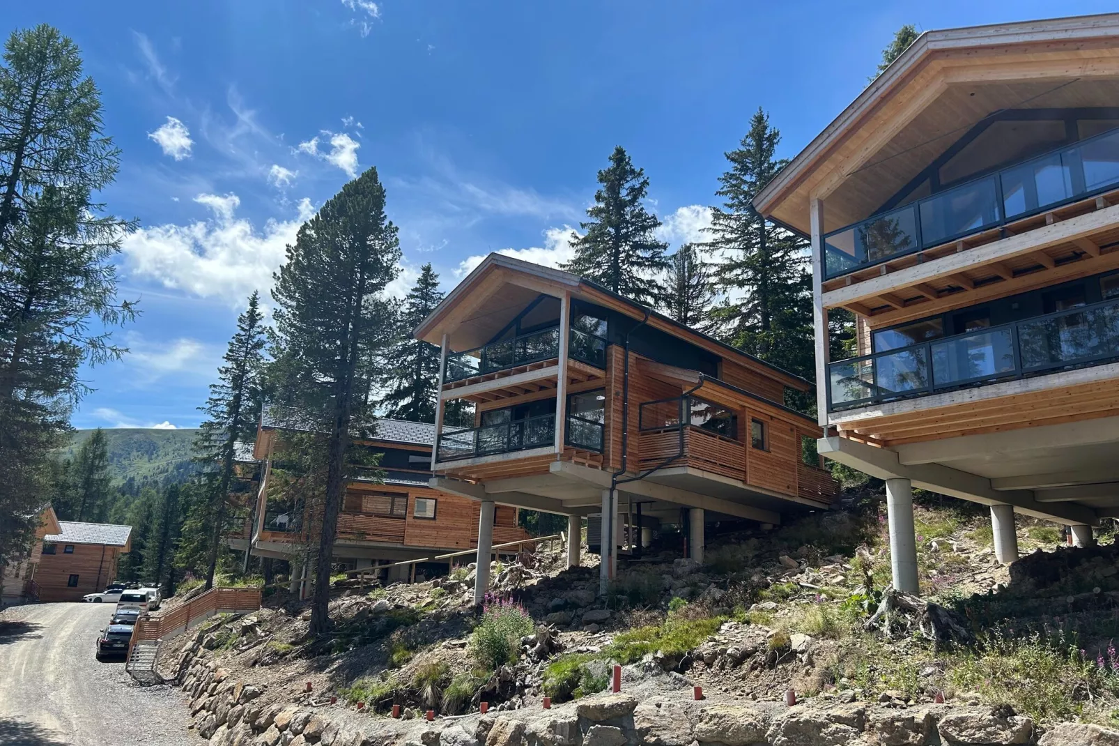 Naturchalets Turracher Höhe 2-Buitenkant zomer