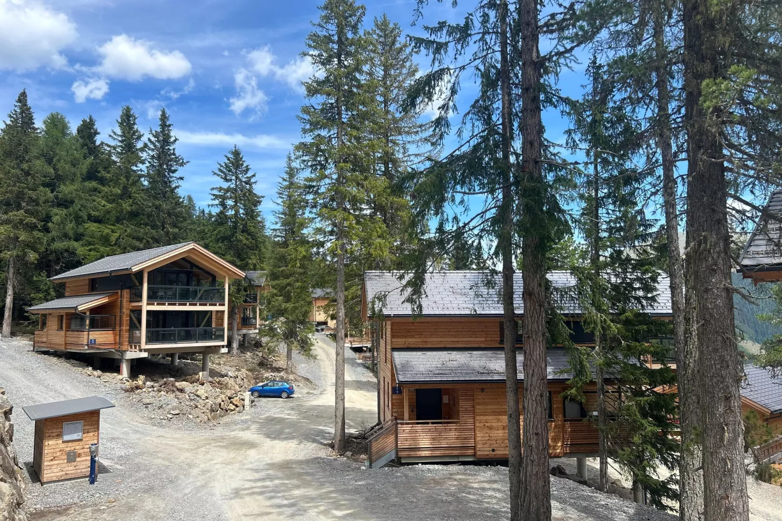 Naturchalets Turracher Höhe 2-Buitenkant zomer