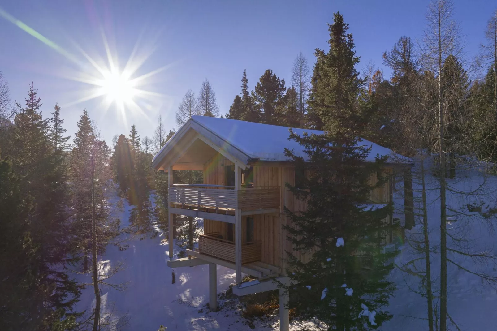 Naturchalets Turracher Höhe 2-Exterieur winter