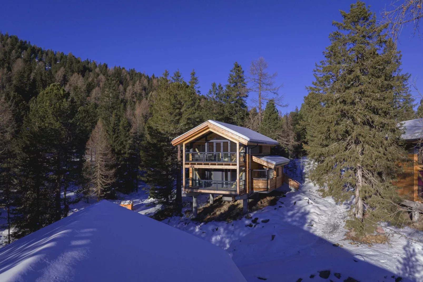 Naturchalets Turracher Höhe 2-Tuin winter