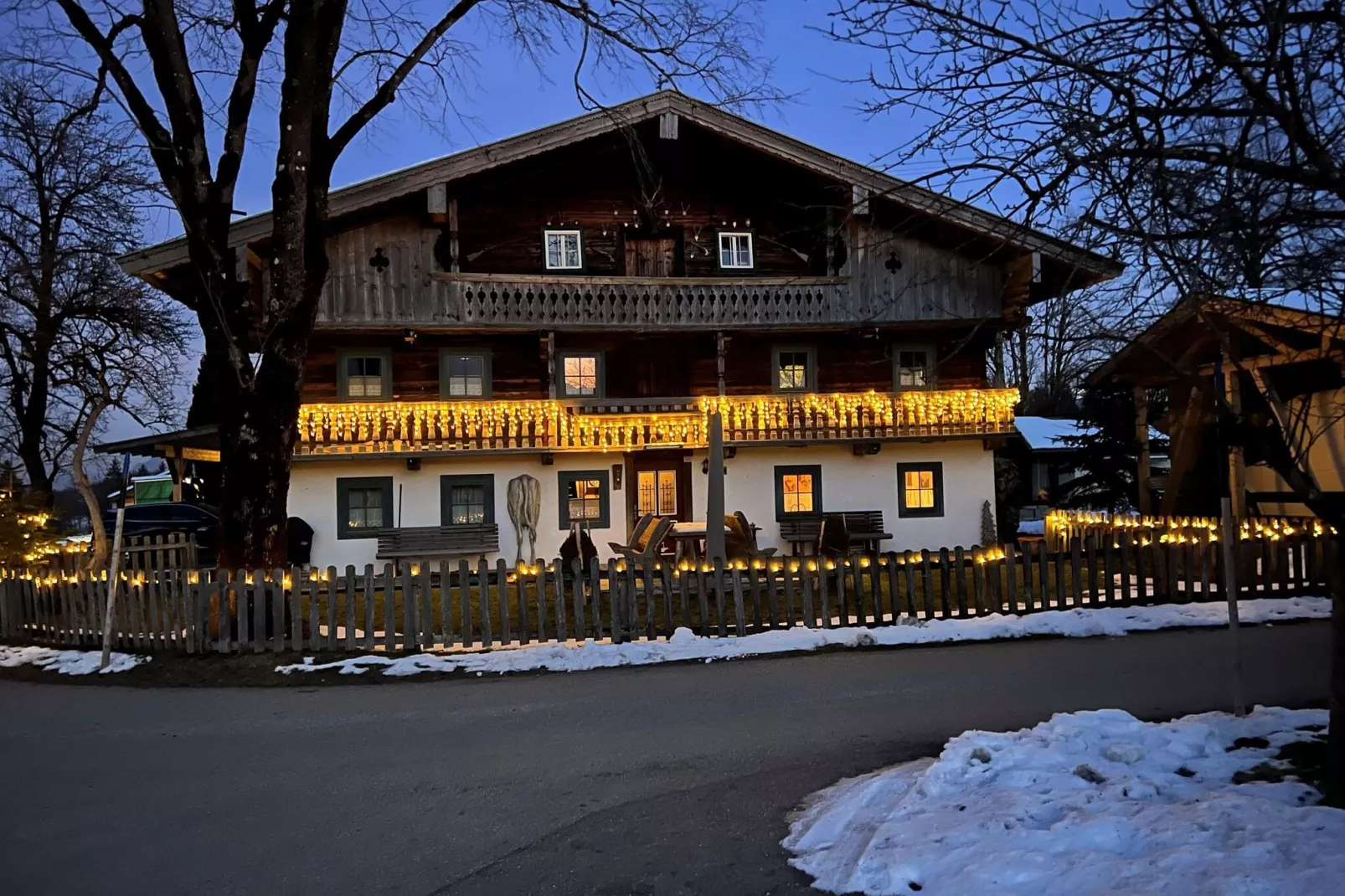 Bauernhaus Untermoos-Exterieur winter