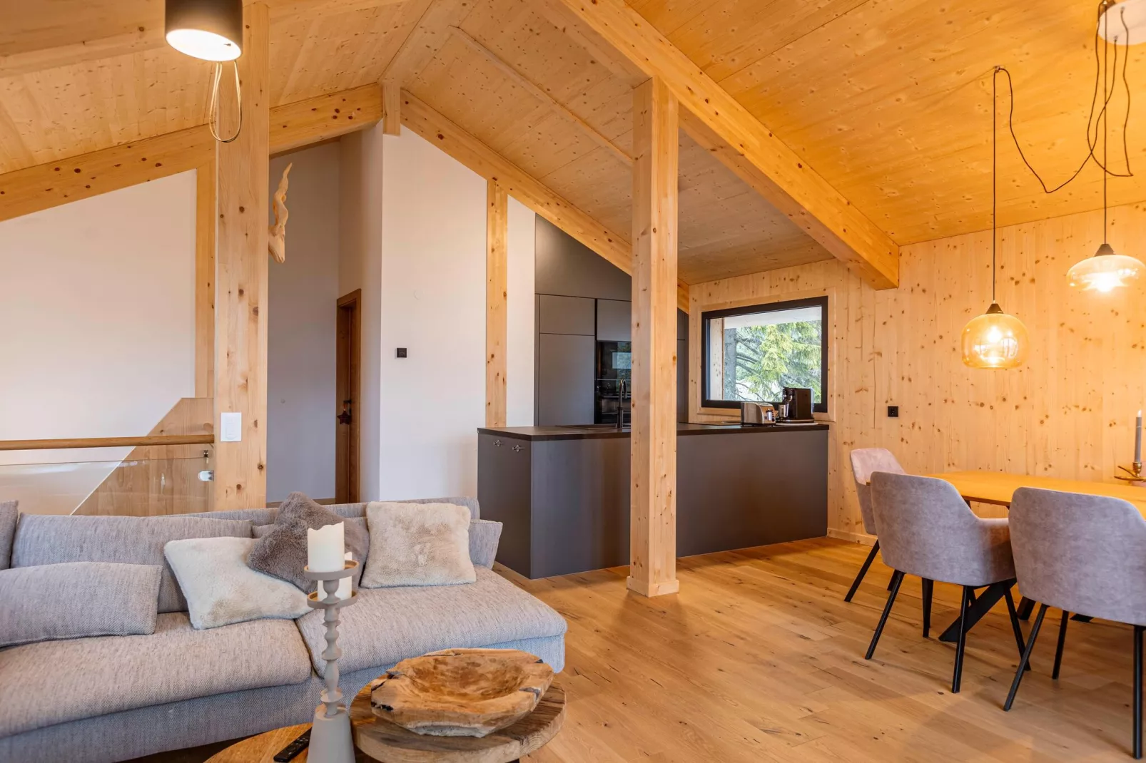 Naturchalets Turracher Höhe 6-Woonkamer