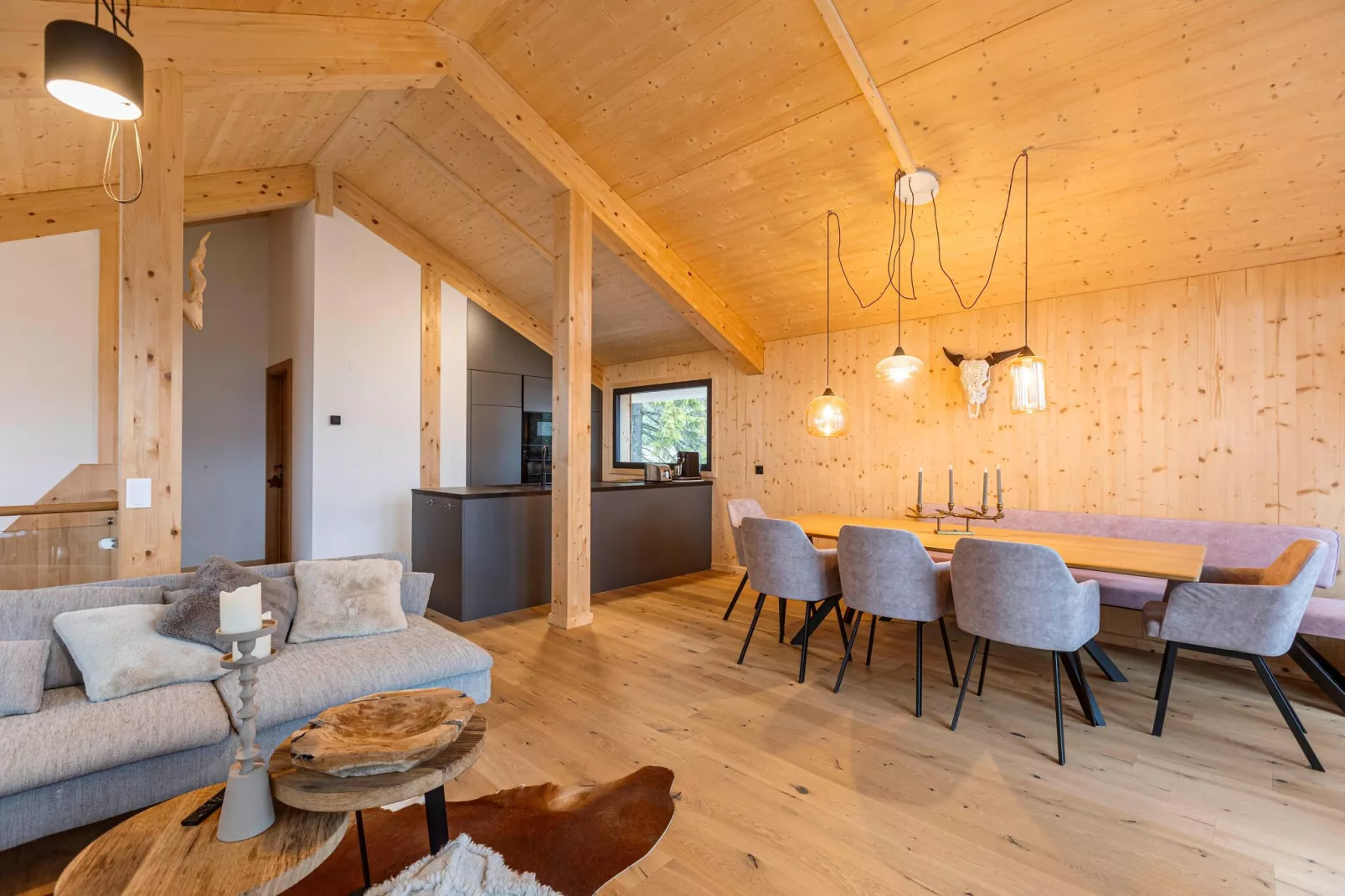 Naturchalets Turracher Höhe 6-Woonkamer