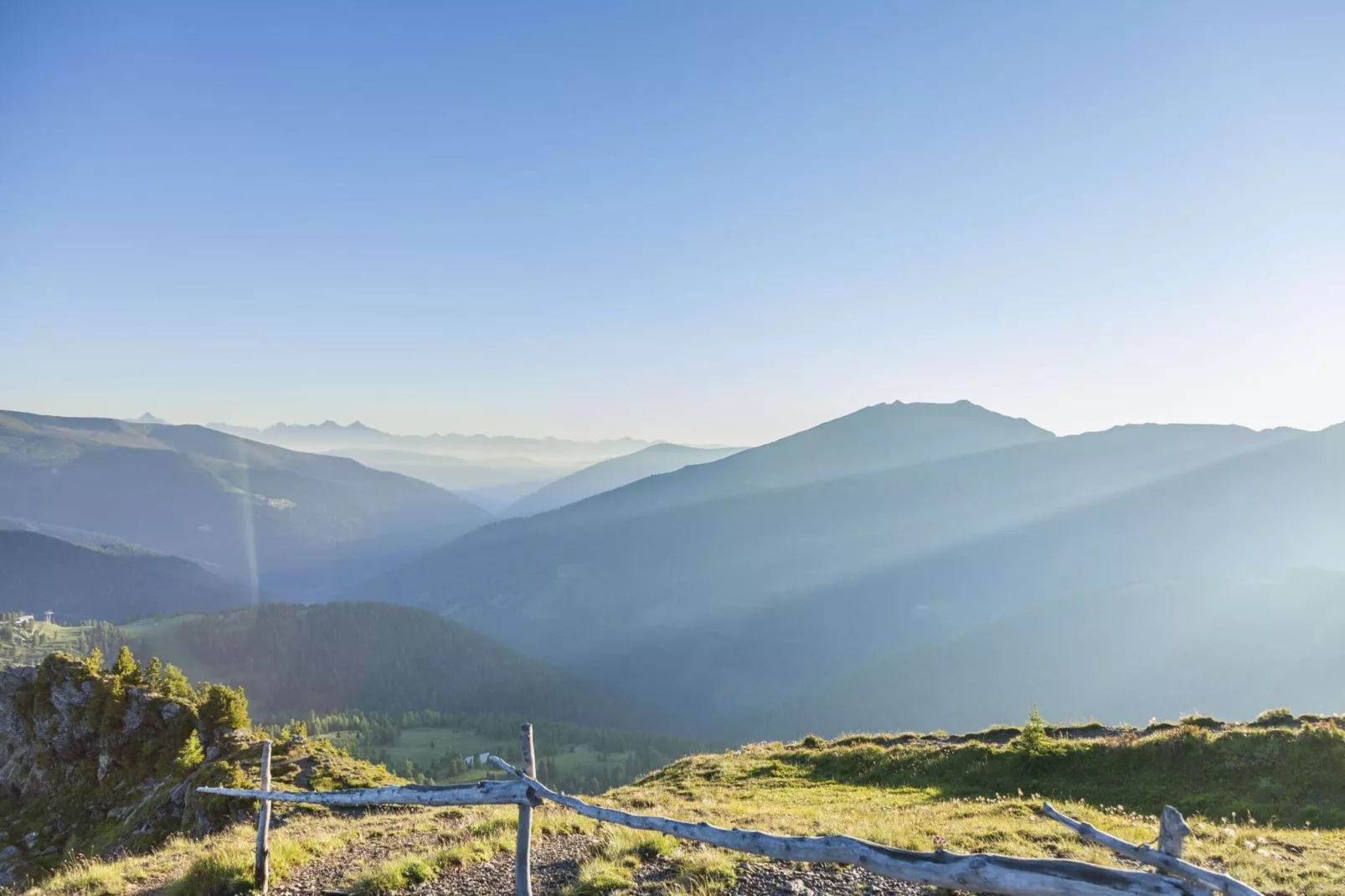 Naturchalets Turracher Höhe 10-Gebieden zomer 1km