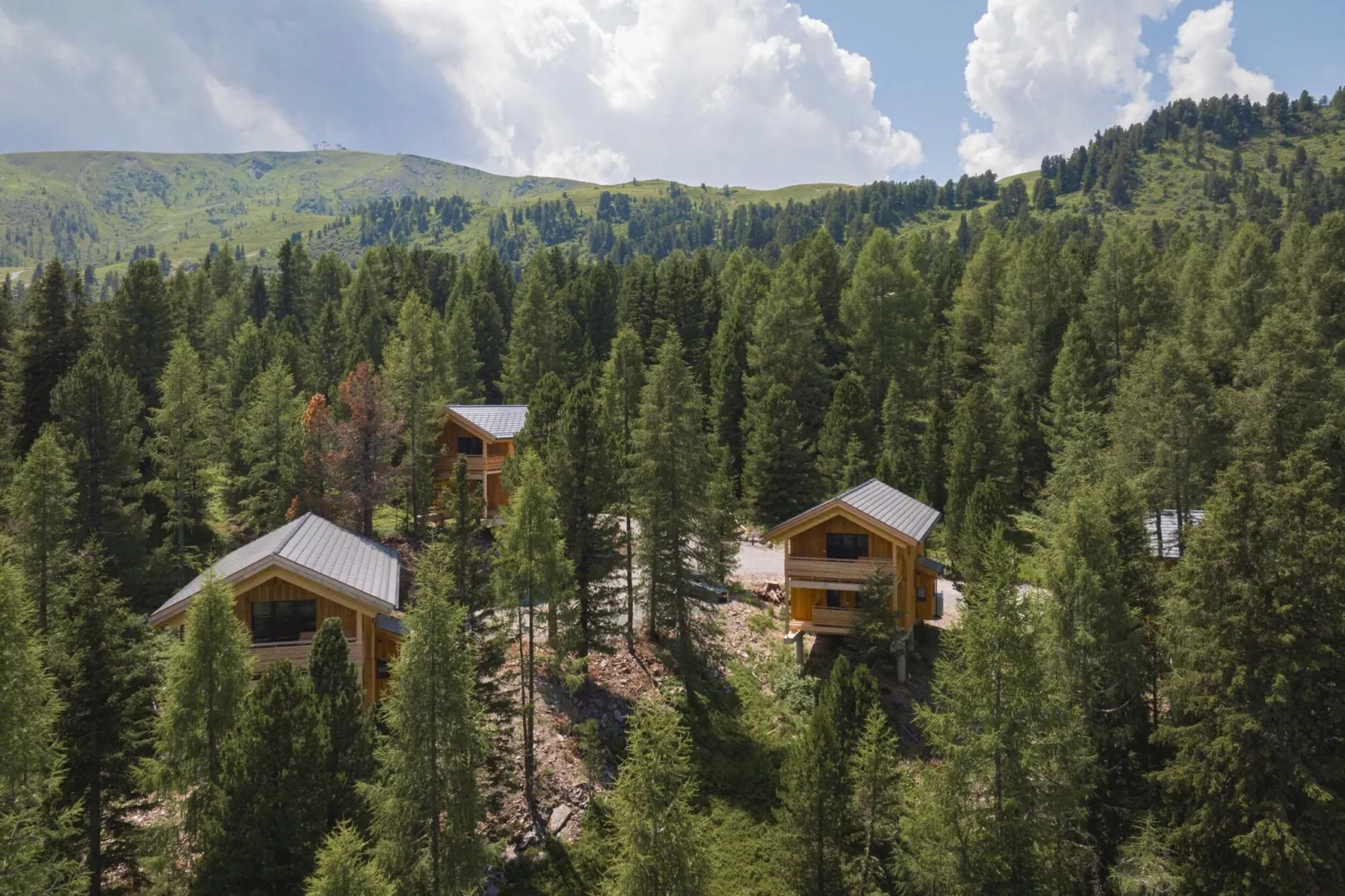 Naturchalets Turracher Höhe 10-Gebieden zomer 1km