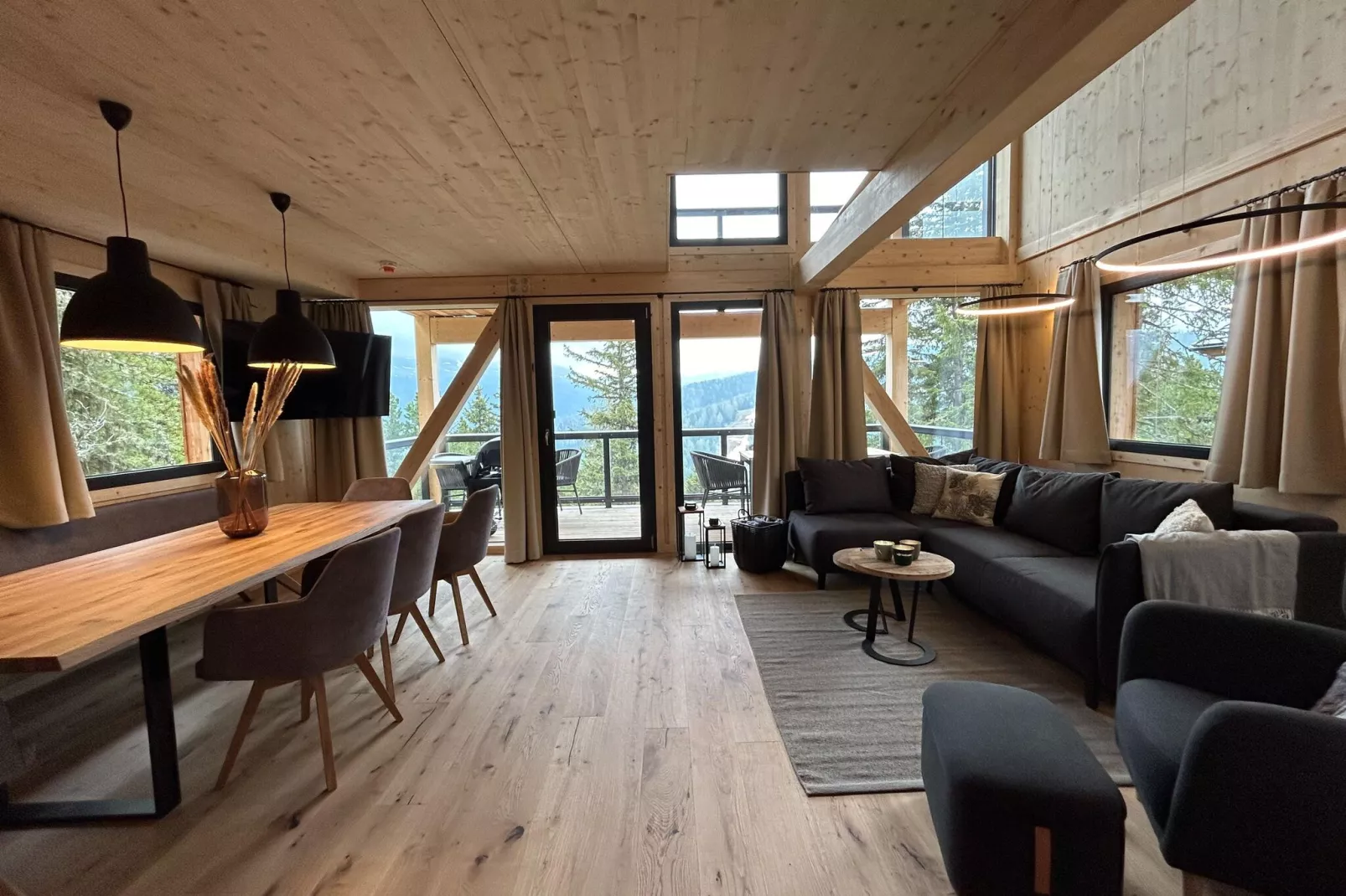 Naturchalets Turracher Höhe 13-Woonkamer