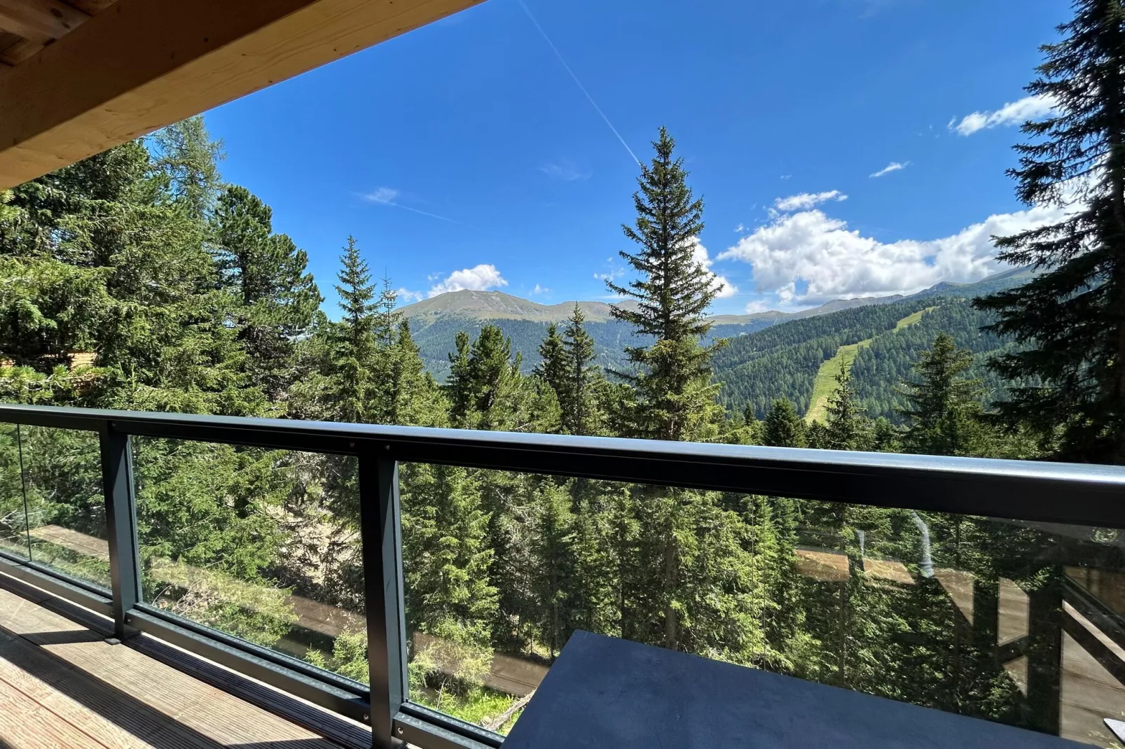 Naturchalets Turracher Höhe 13-Terrasbalkon