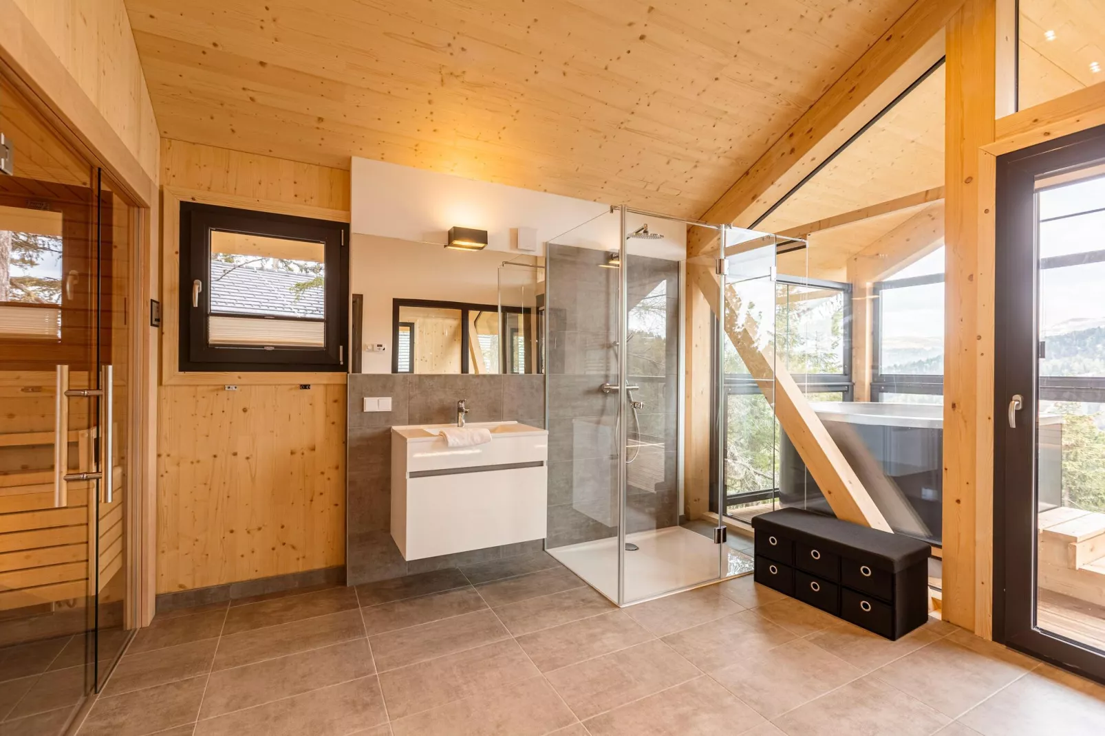 Naturchalets Turracher Höhe 16-Badkamer