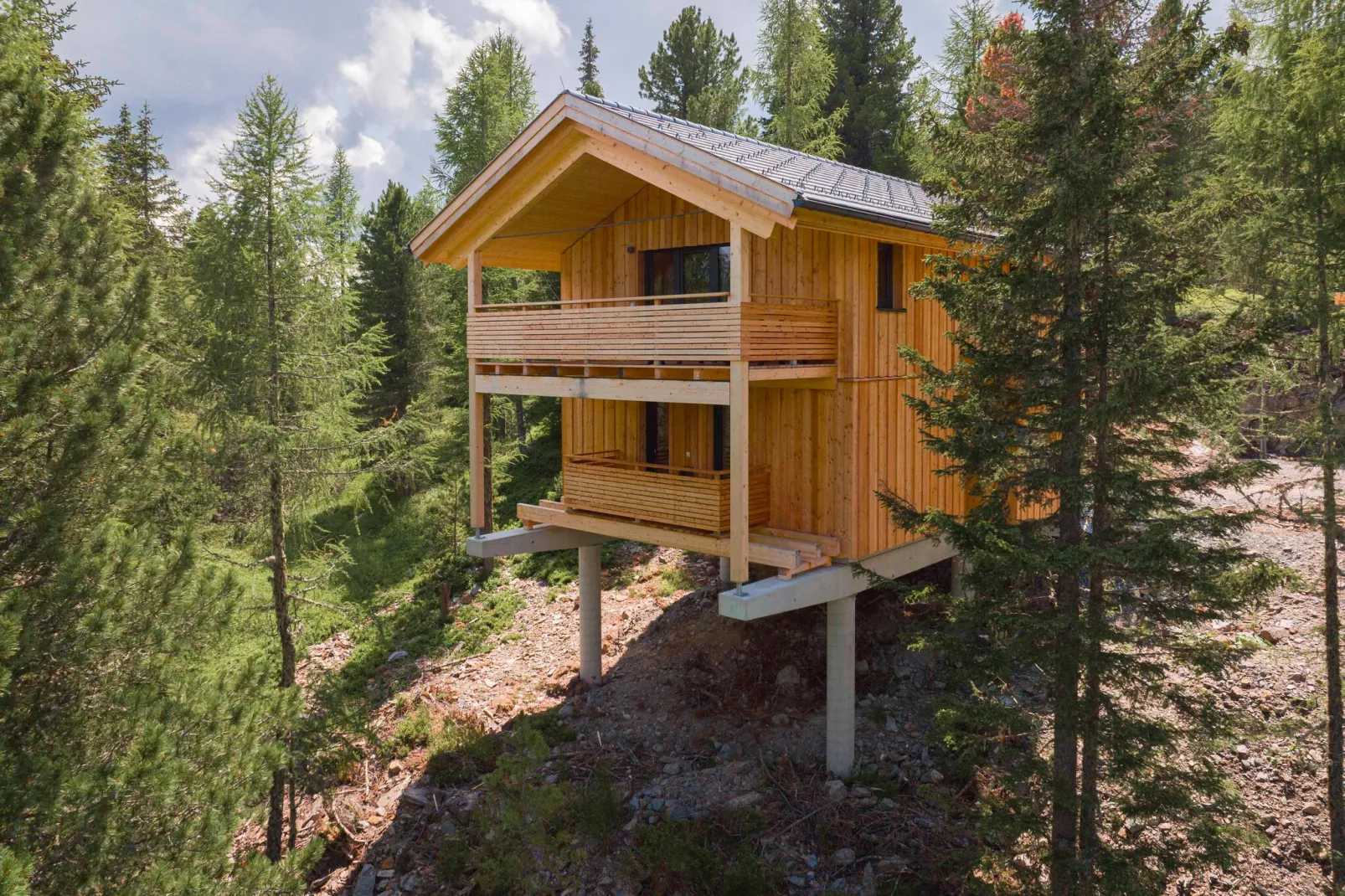 Naturchalets Turracher Höhe 18-Buitenkant zomer