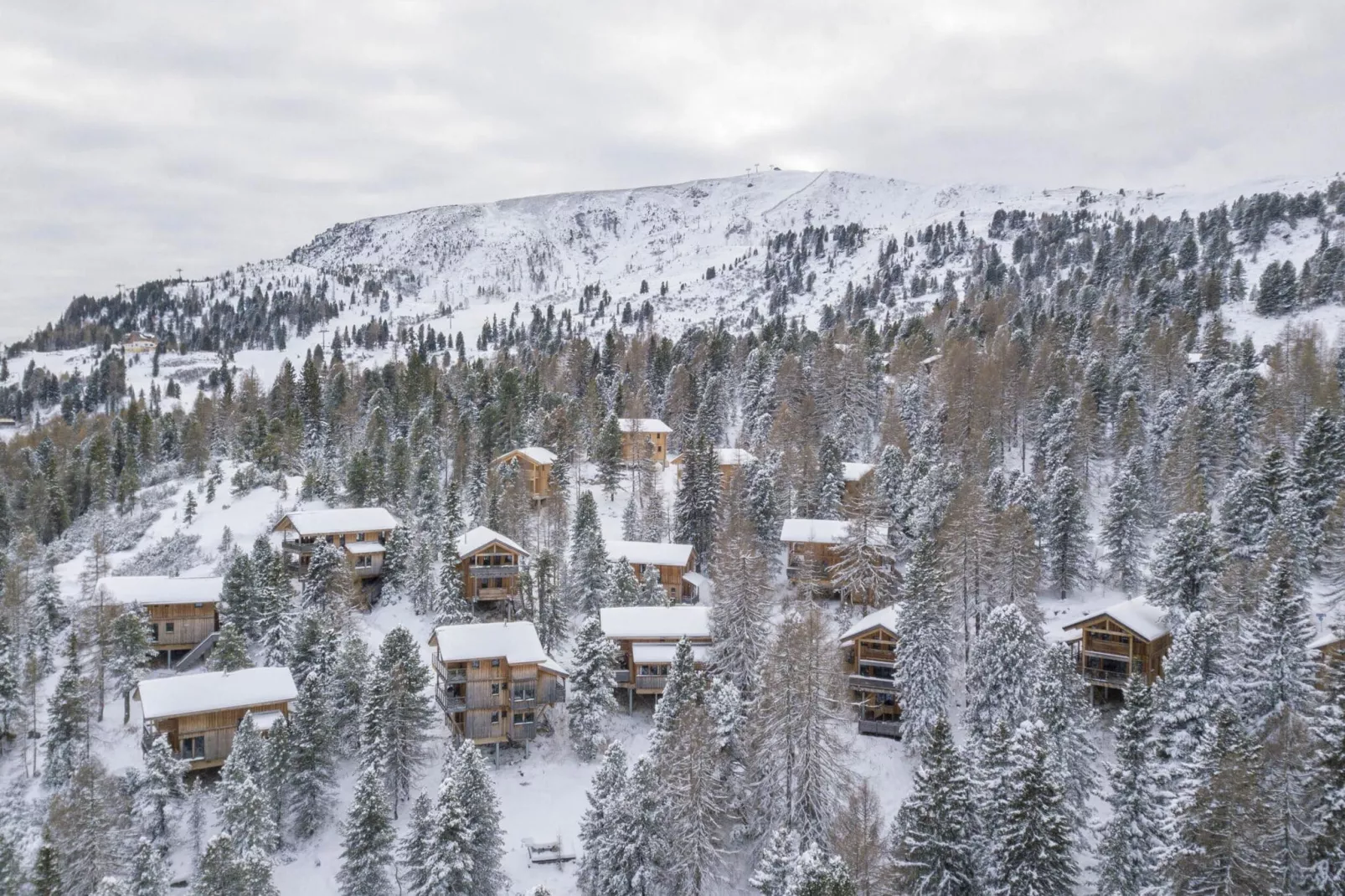 Naturchalets Turracher Höhe 18-Gebied winter 20km