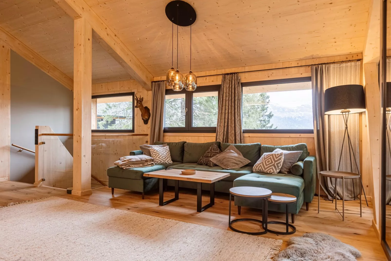 Naturchalets Turracher Höhe 19-Woonkamer