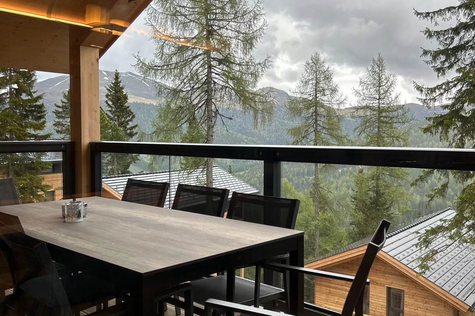 Naturchalets Turracher Höhe 20-Terrasbalkon