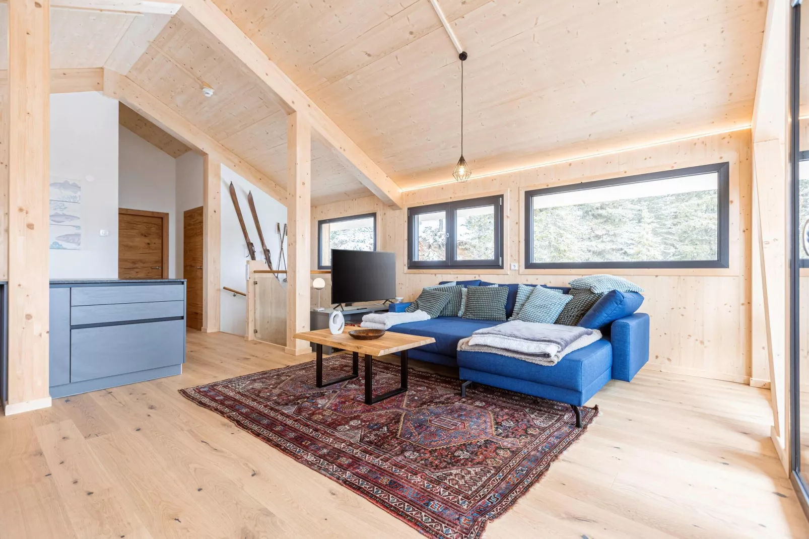 Naturchalets Turracher Höhe 28-Woonkamer