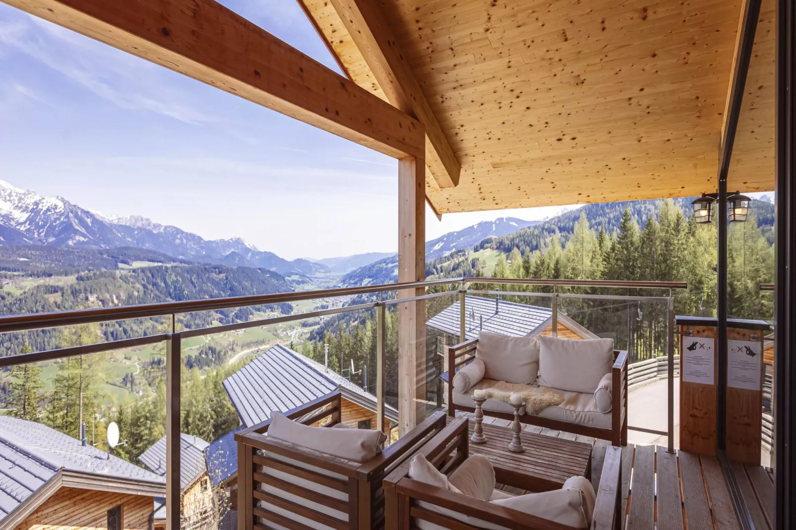 Alpenchalets Reiteralm 2-Terrasbalkon